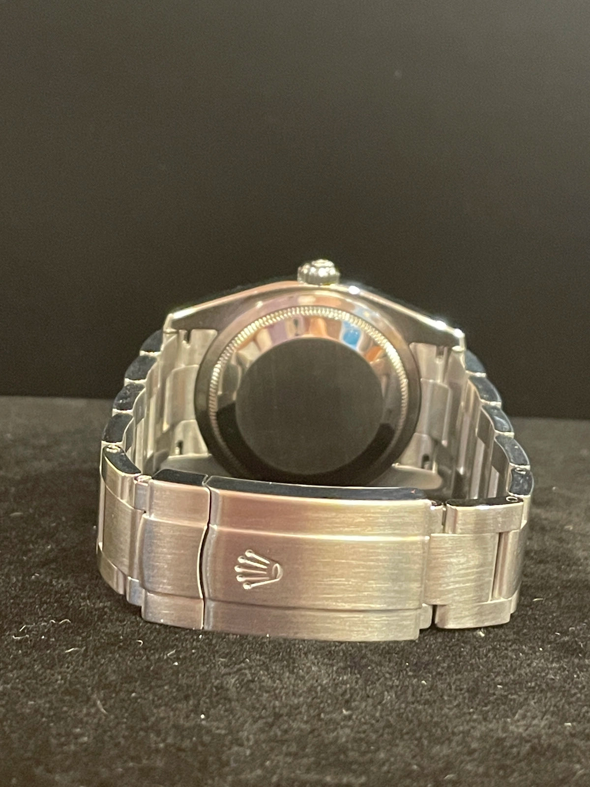 2008 Rolex Oyster Perpetual 116000 Silver Concentric Dial SS Oyster 36mm