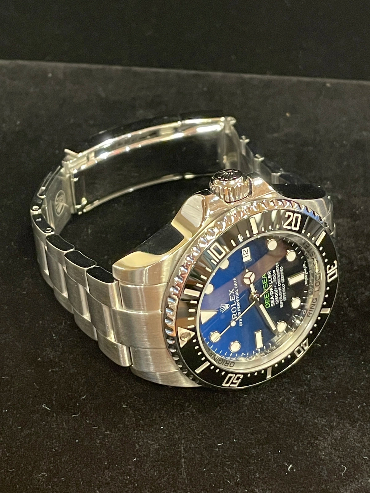 2017 Rolex Deepsea James Cameron 116660 Black Blue Dial SS Oyster No Papers 44mm