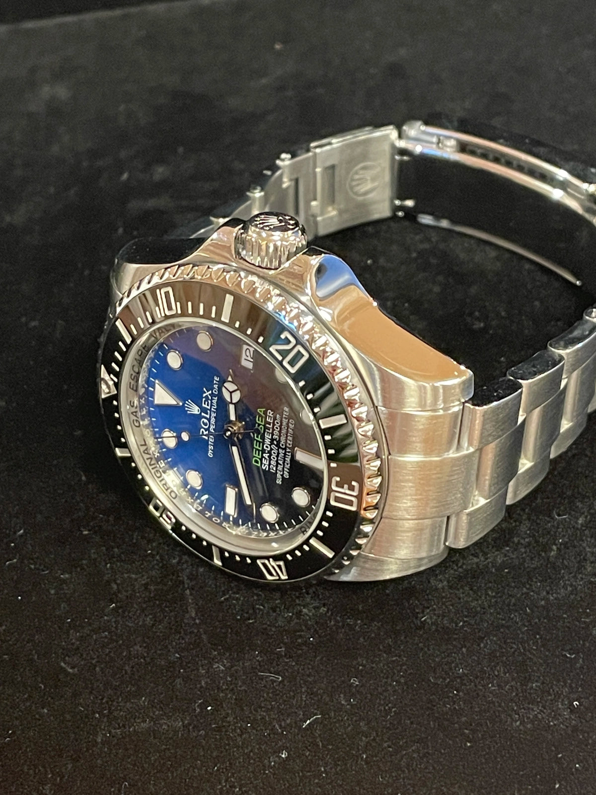 2017 Rolex Deepsea James Cameron 116660 Black Blue Dial SS Oyster No Papers 44mm