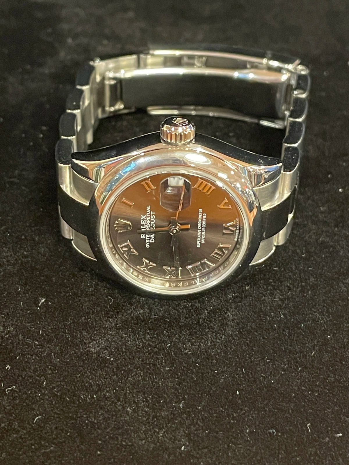 2018 Rolex Ladies Datejust 279160 Rhodium Roman Dial SS Oyster No Papers 28mm