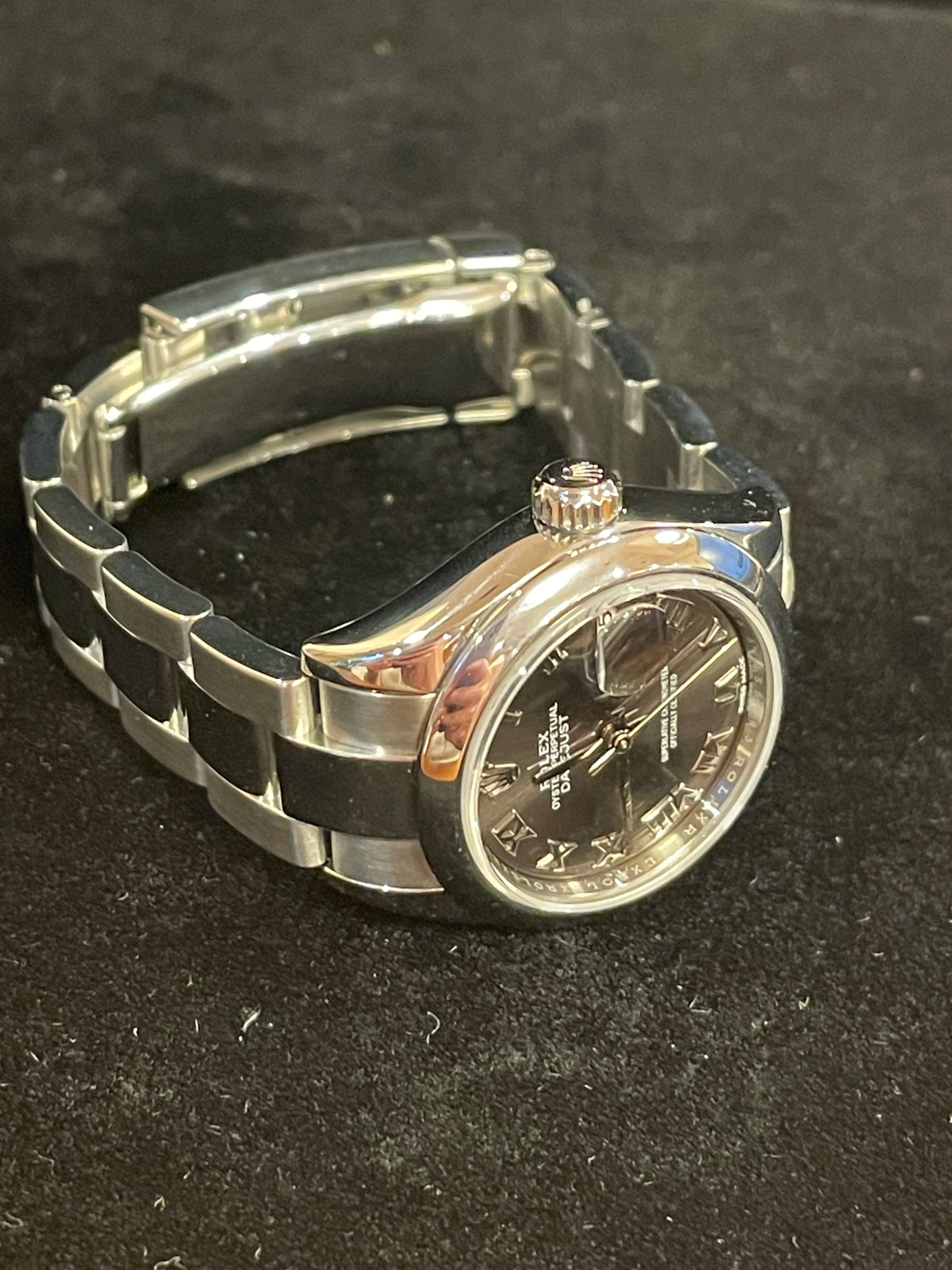 2018 Rolex Ladies Datejust 279160 Rhodium Roman Dial SS Oyster No Papers 28mm
