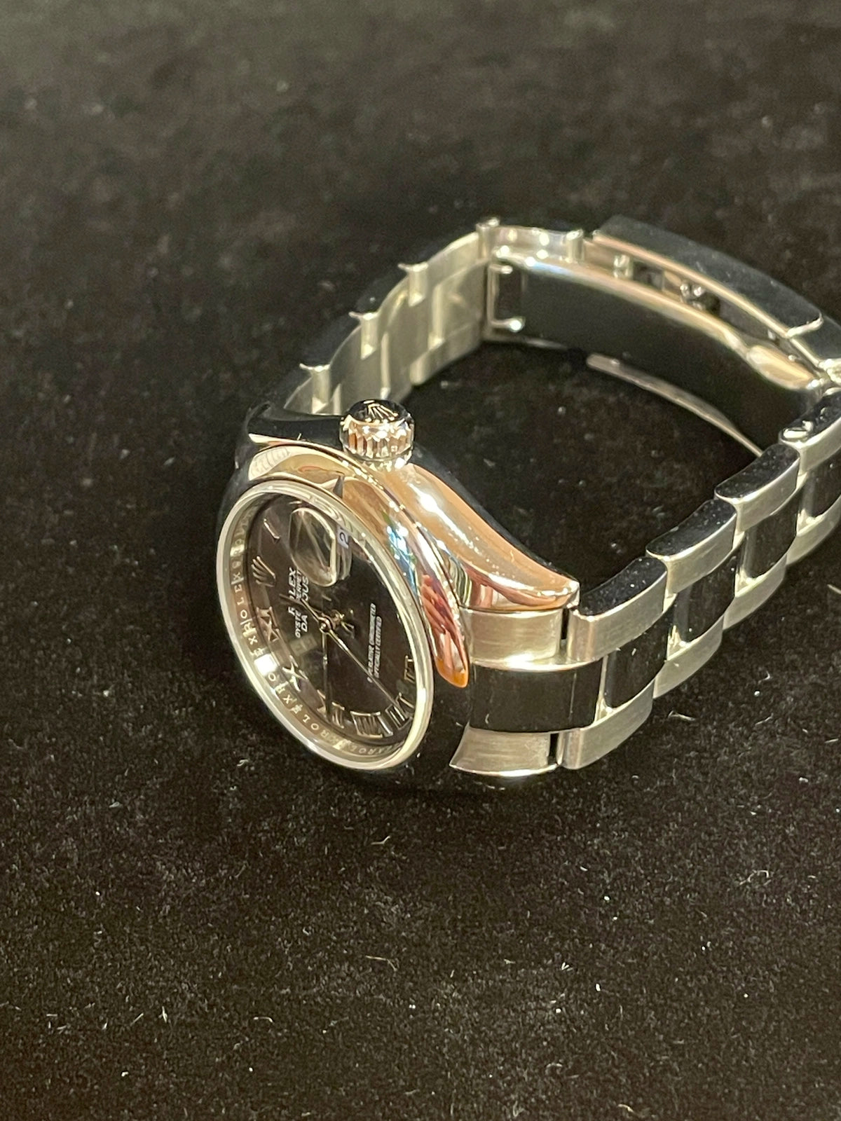 2018 Rolex Ladies Datejust 279160 Rhodium Roman Dial SS Oyster No Papers 28mm