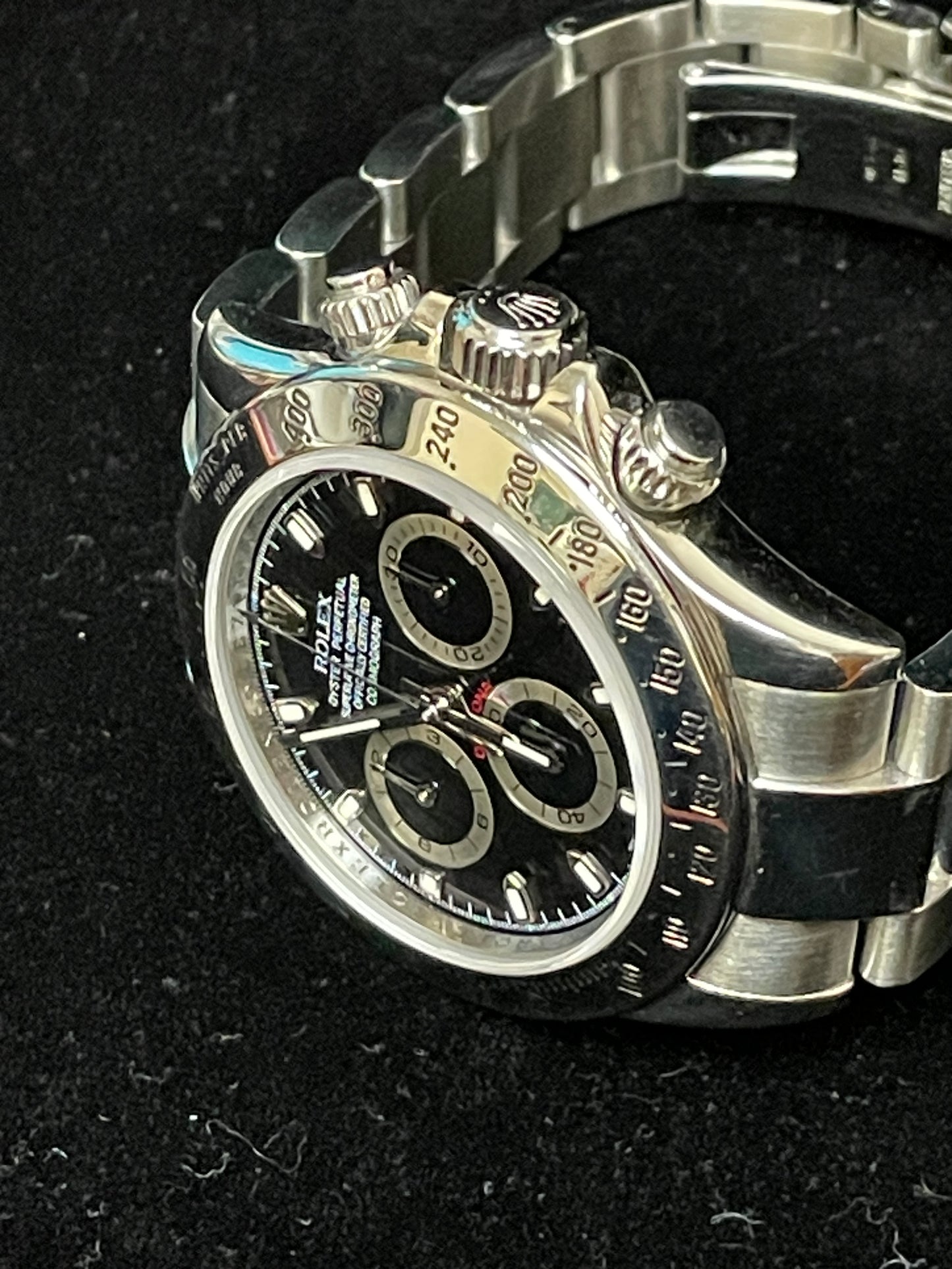 2007 Rolex Daytona 116520 Black Dial SS Oyster No Papers 40mm