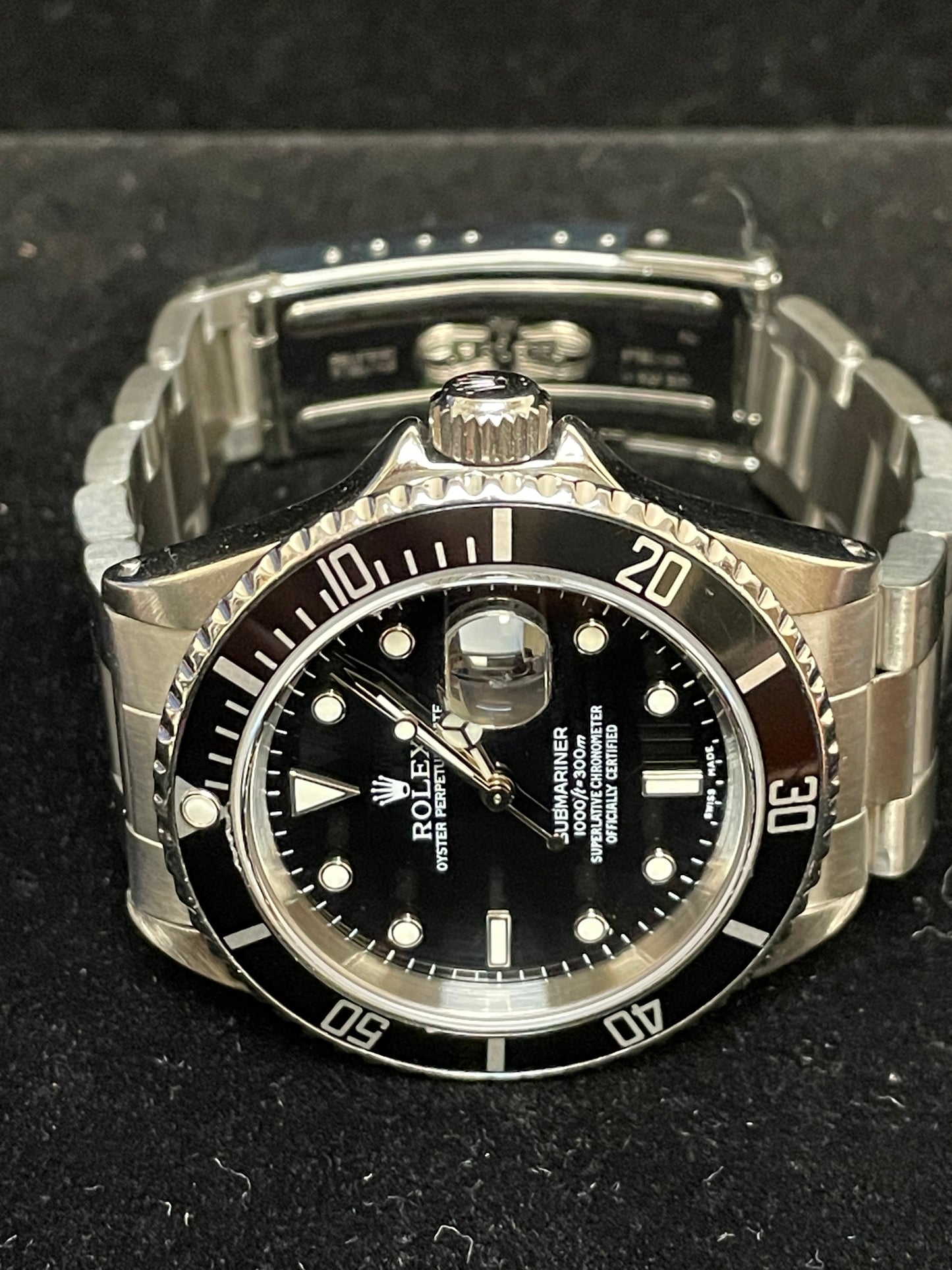 1990 Rolex Submariner 16610 Black Dial SS Oyster No Papers 40mm