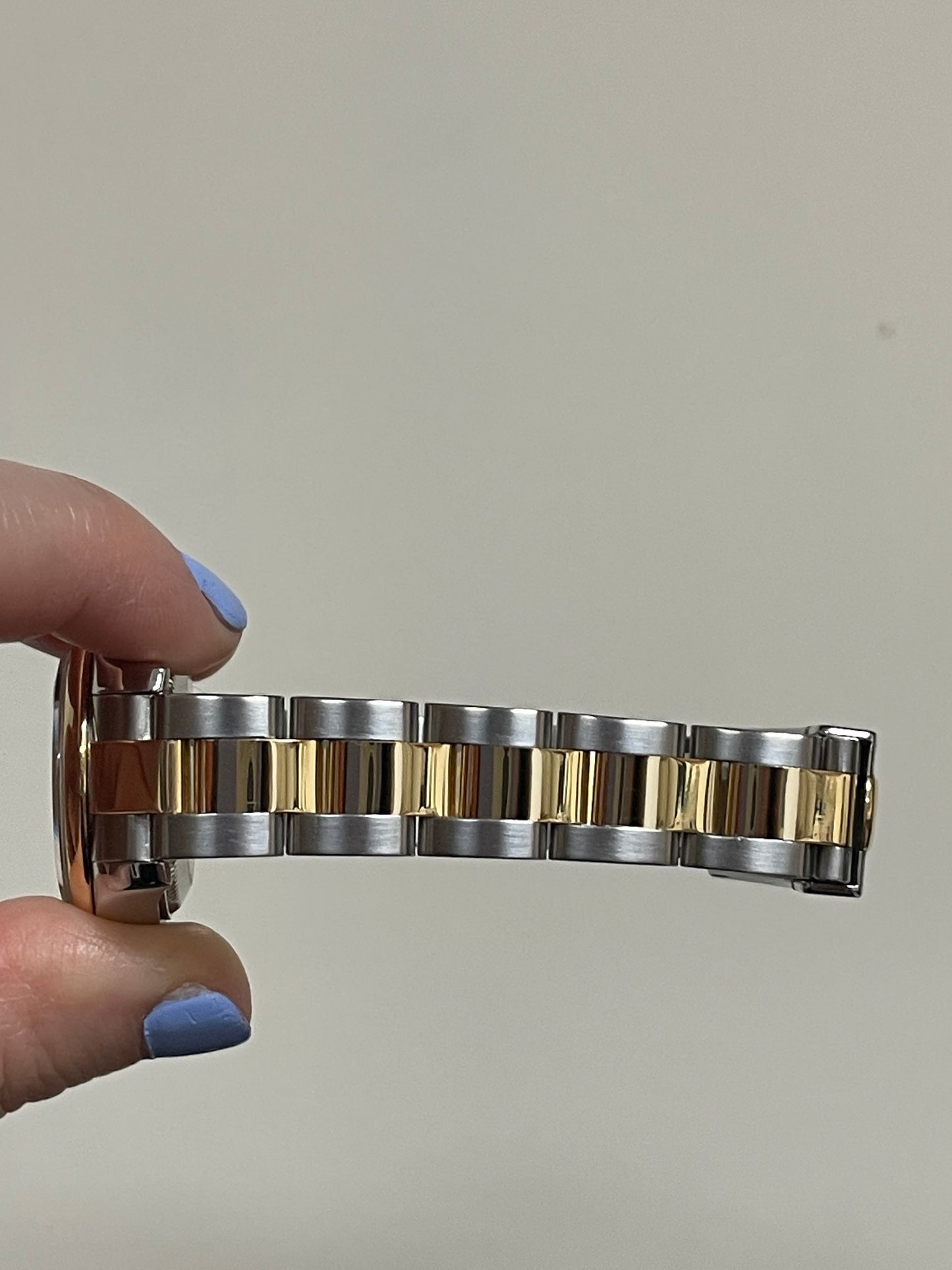 2007 Rolex Ladies Datejust 179163 Silver Dial TT 18kt Oyster No Papers 26mm