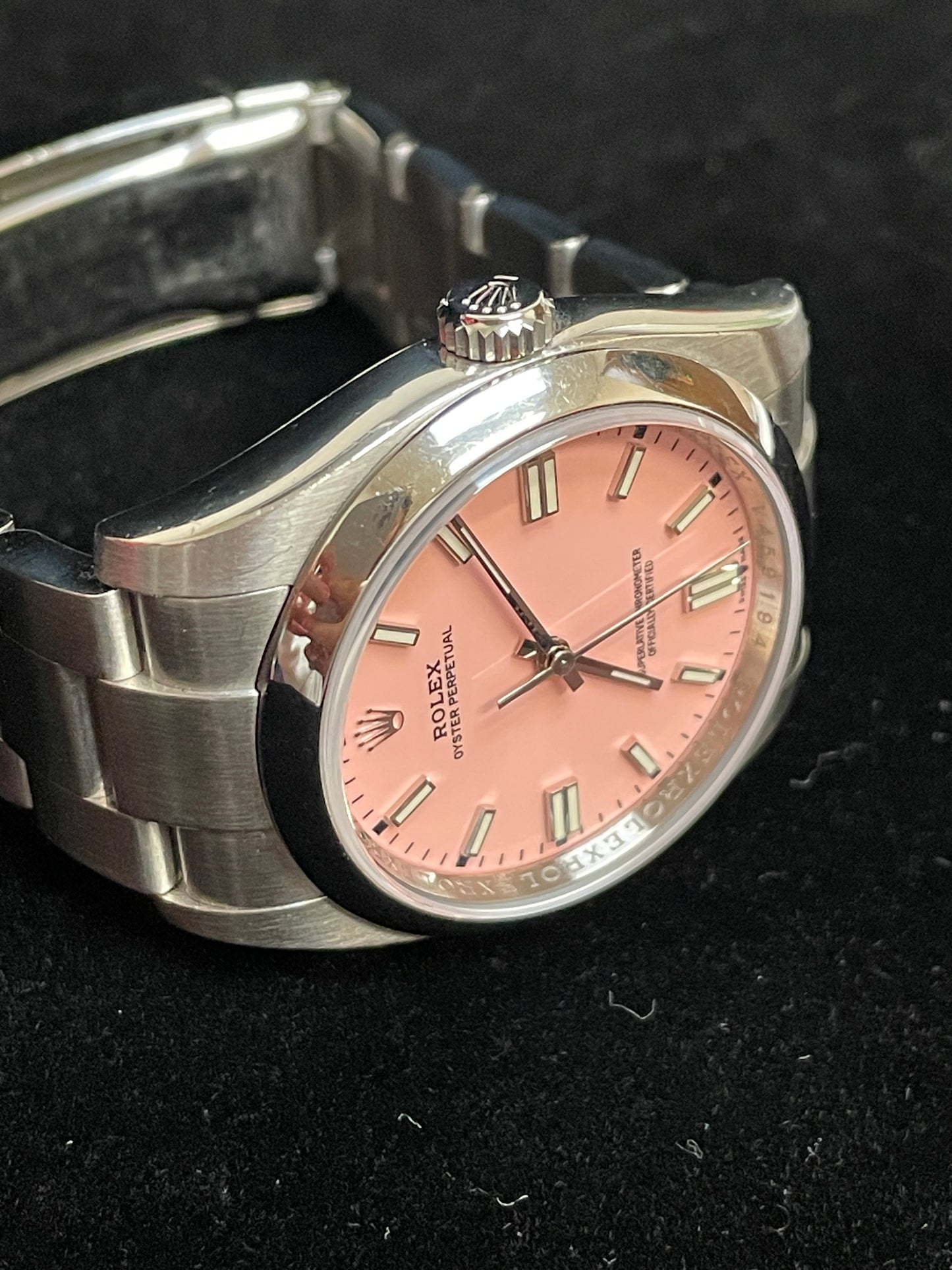 2009 Rolex Oyster Perpetual 116000 Pink Dial SS Oyster No Papers 36mm