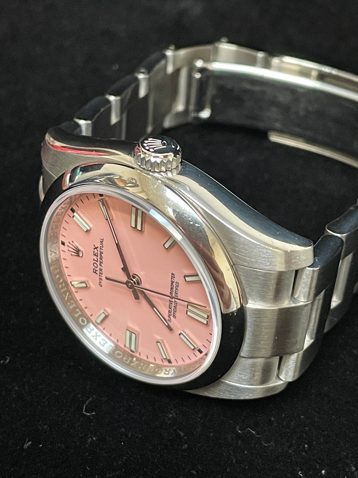 2009 Rolex Oyster Perpetual 116000 Pink Dial SS Oyster No Papers 36mm