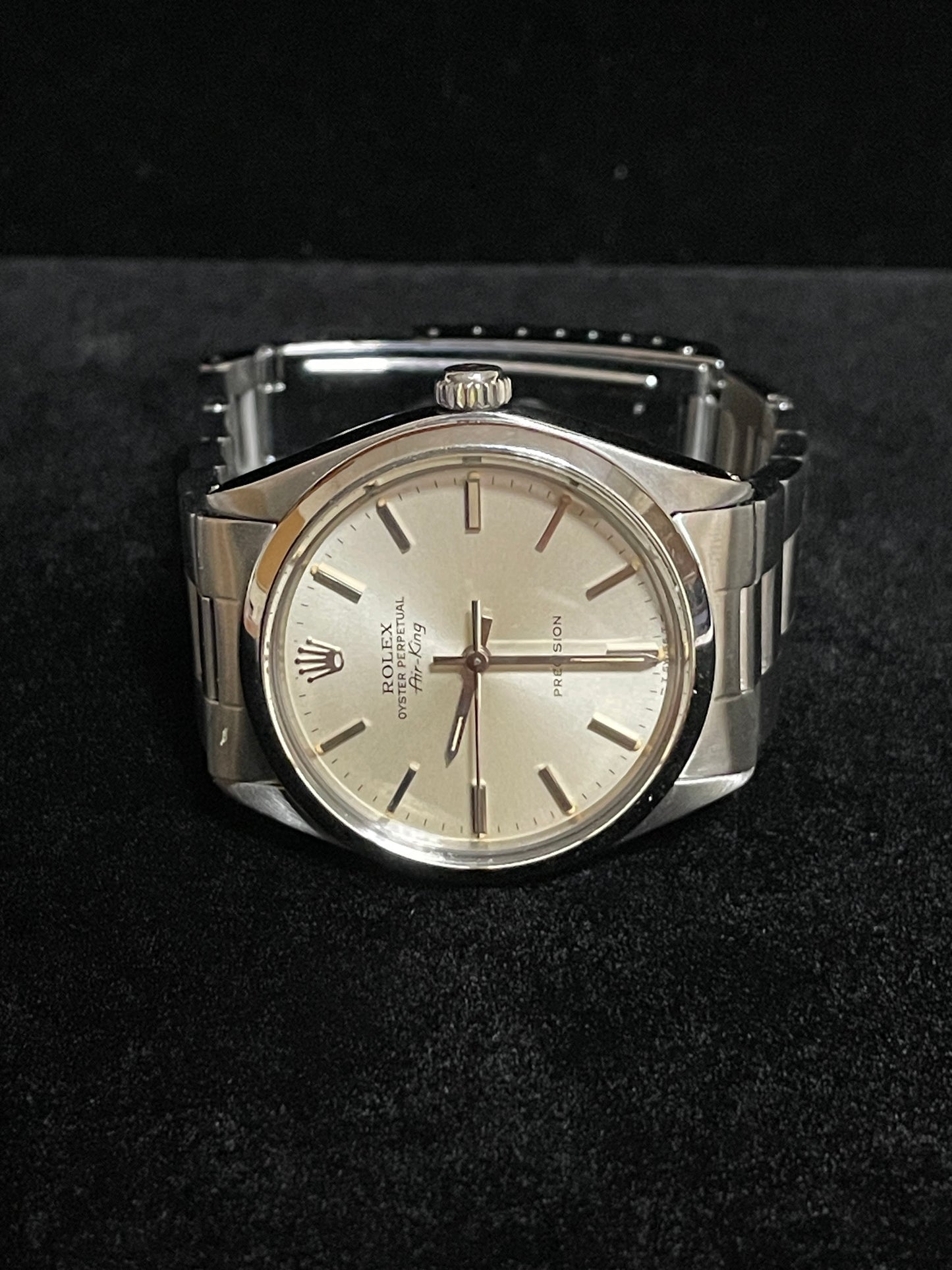 1981 Rolex Air-King 5500 Silver Dial SS Oyster No Papers 34mm
