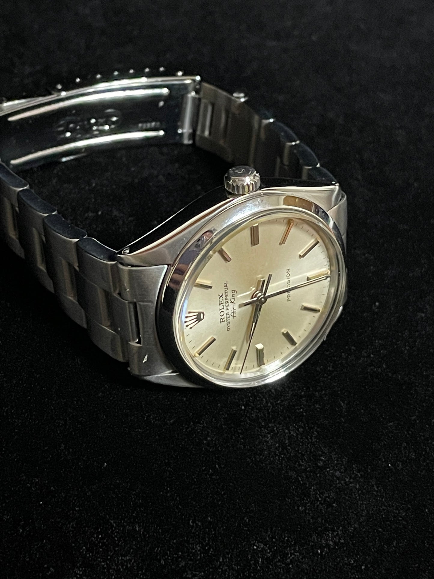1981 Rolex Air-King 5500 Silver Dial SS Oyster No Papers 34mm