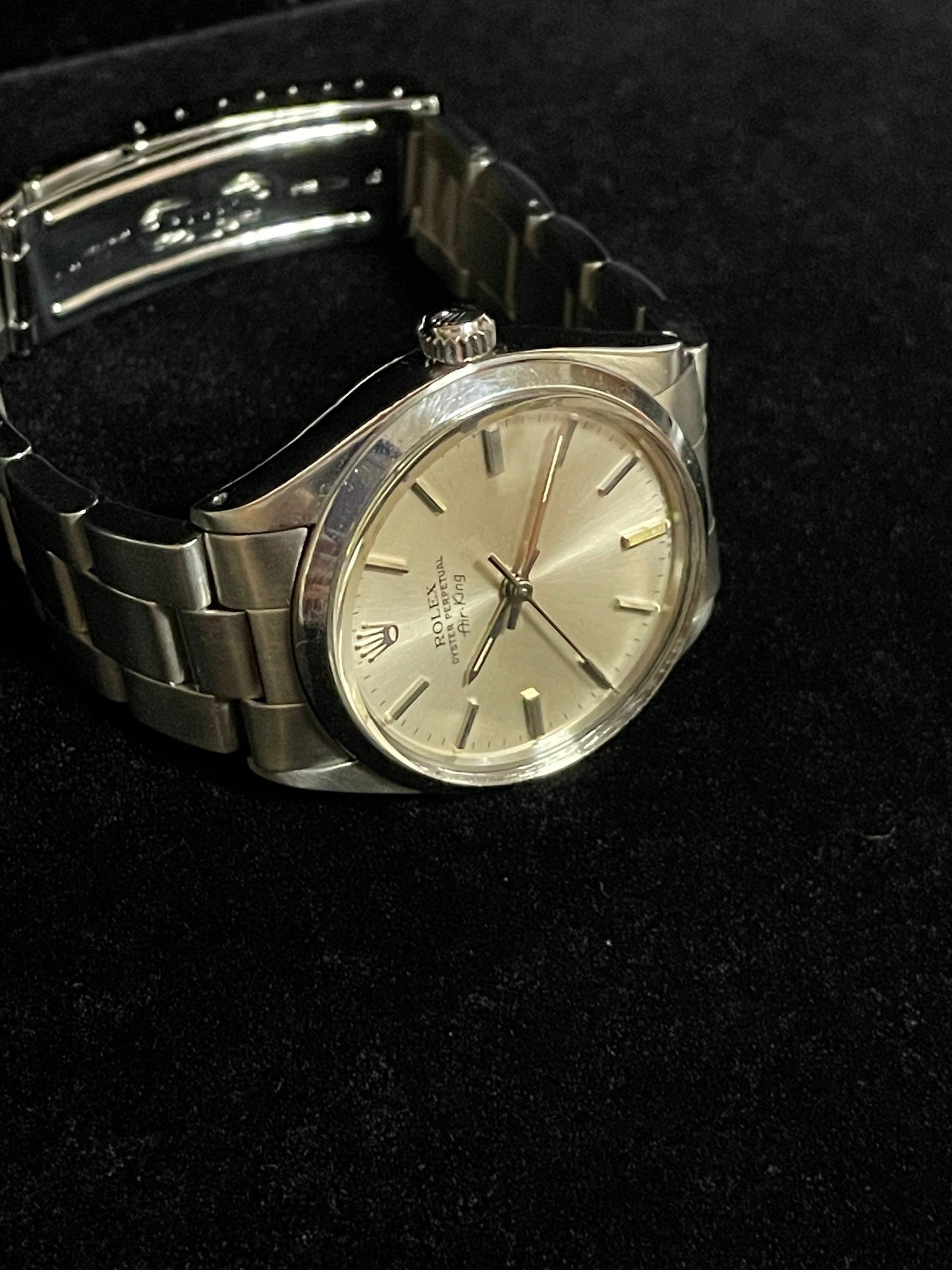 1979 Rolex Air-King 5500 Silver Dial SS Oyster No Papers 34mm