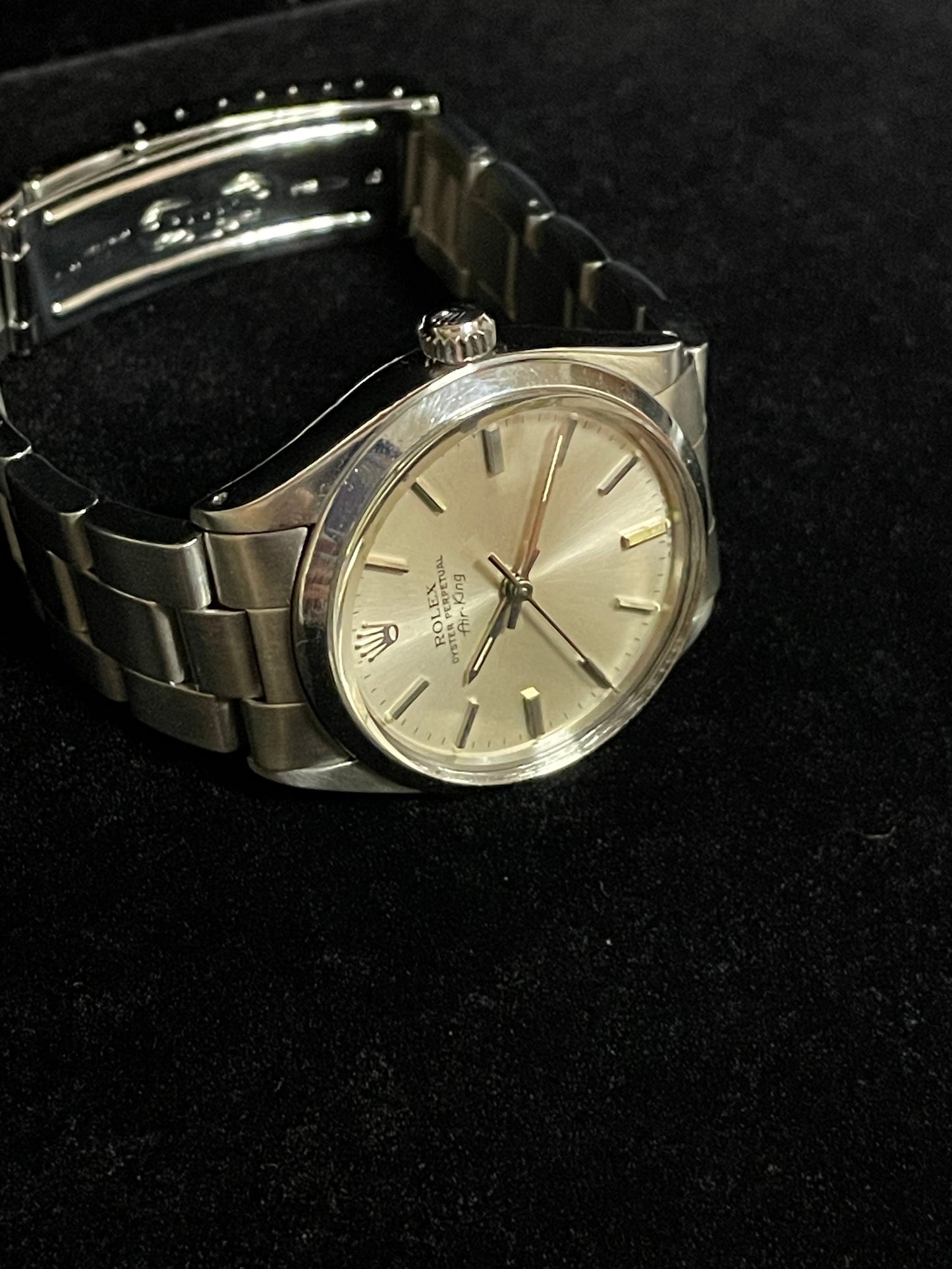 1979 Rolex Air-King 5500 Silver Dial SS Oyster No Papers 34mm