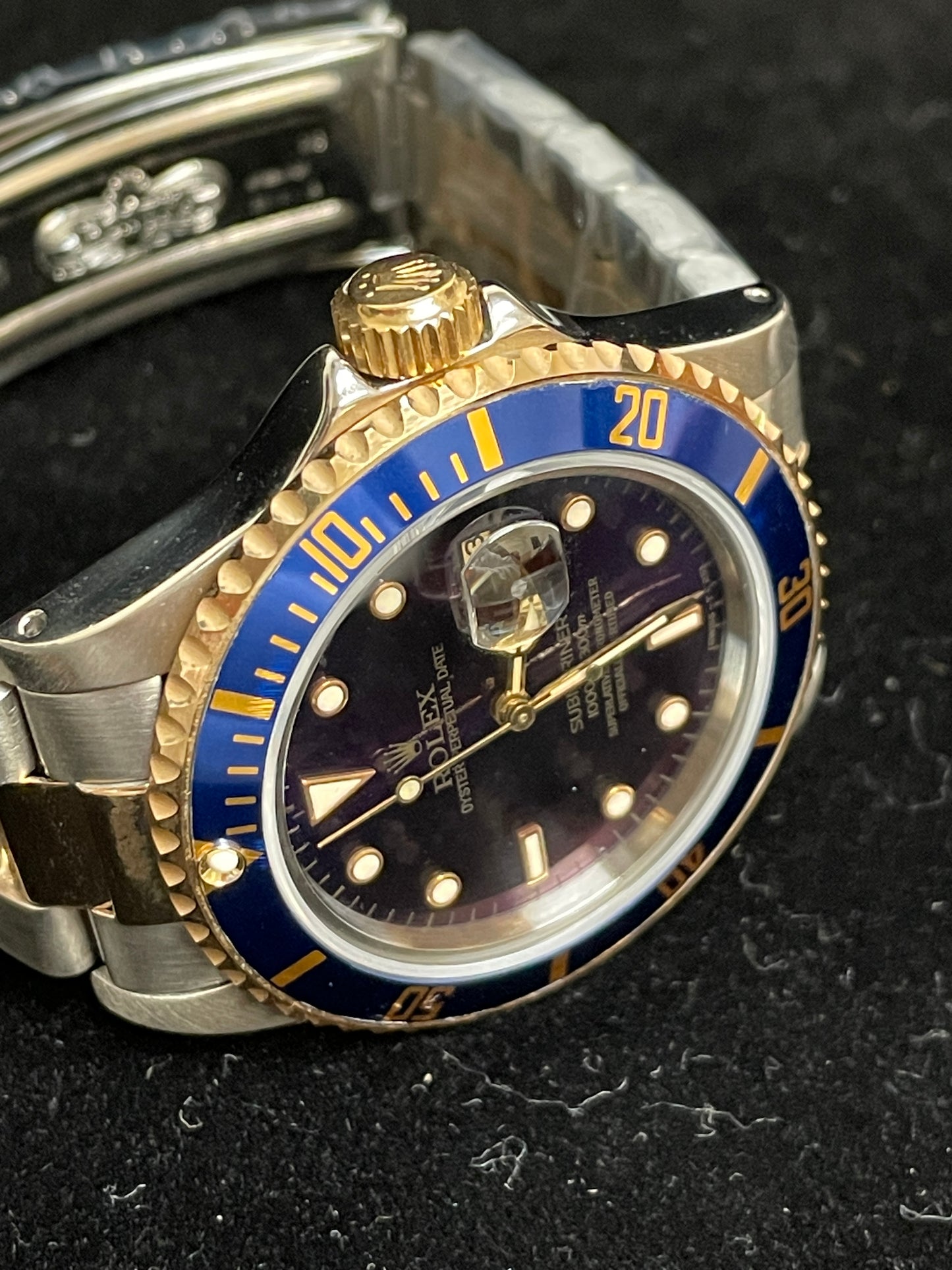 1988 Rolex Submariner Bluesy 16803 Blue Dial TT Oyster No Papers 40mm