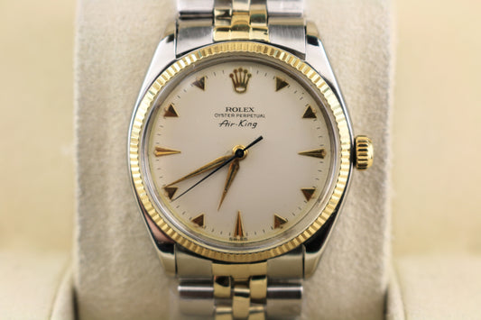 1961 Rolex Air-King 5501 Silver Dial TT Jubilee No Papers 34mm