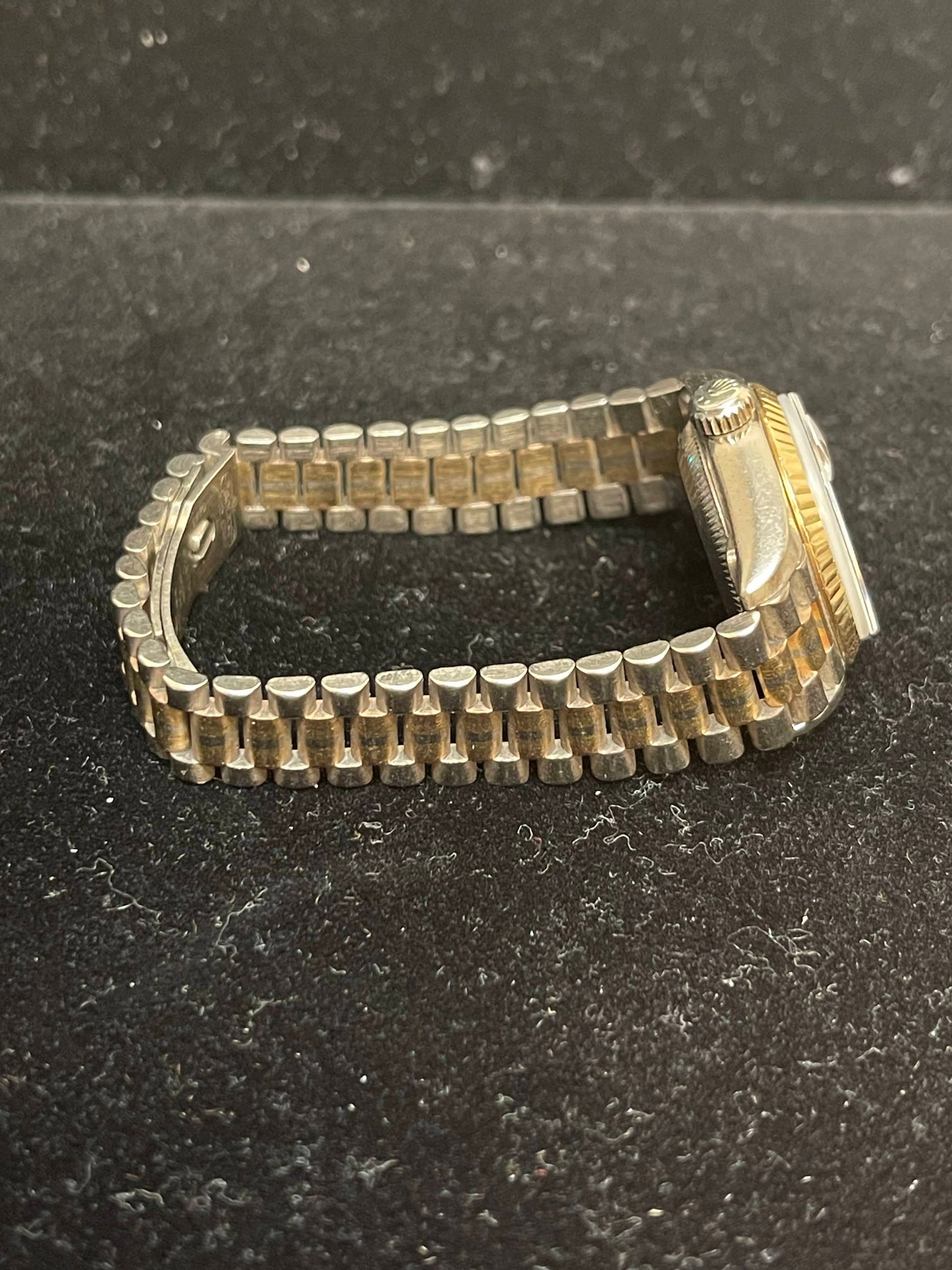 1991 Rolex Datejust 69179B Champagne Diamond Dial Tridor President No Paper 26mm