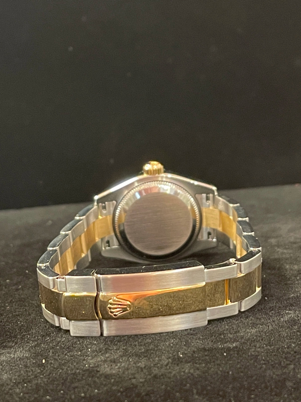 2006 Rolex Ladies Datejust 179173 Blue Stick Dial TT Oyster With Papers 26mm
