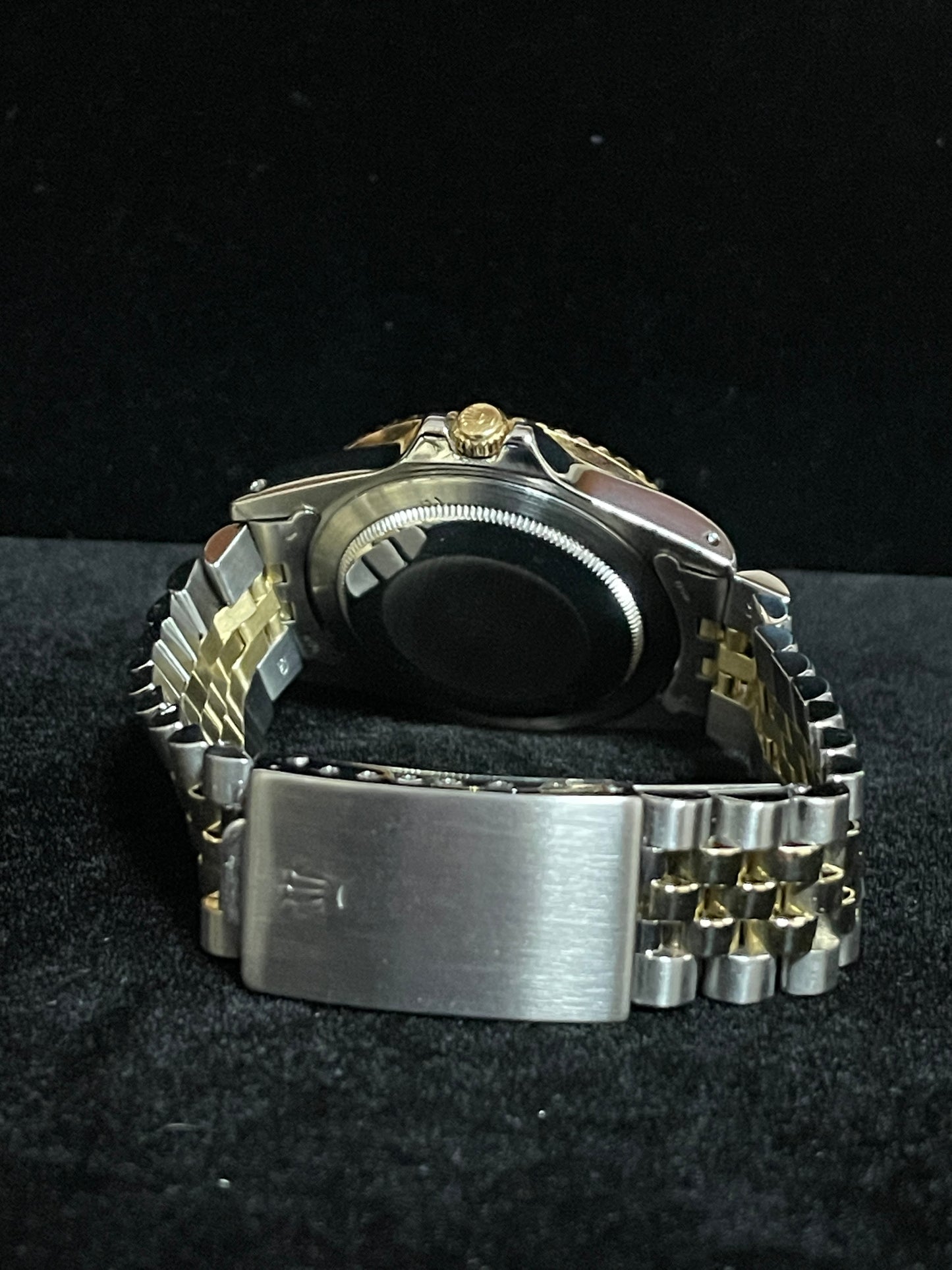 1981 Rolex GMT-Master 16753 Black Nipple Dial TT 18kt Jubilee No Papers 40mm