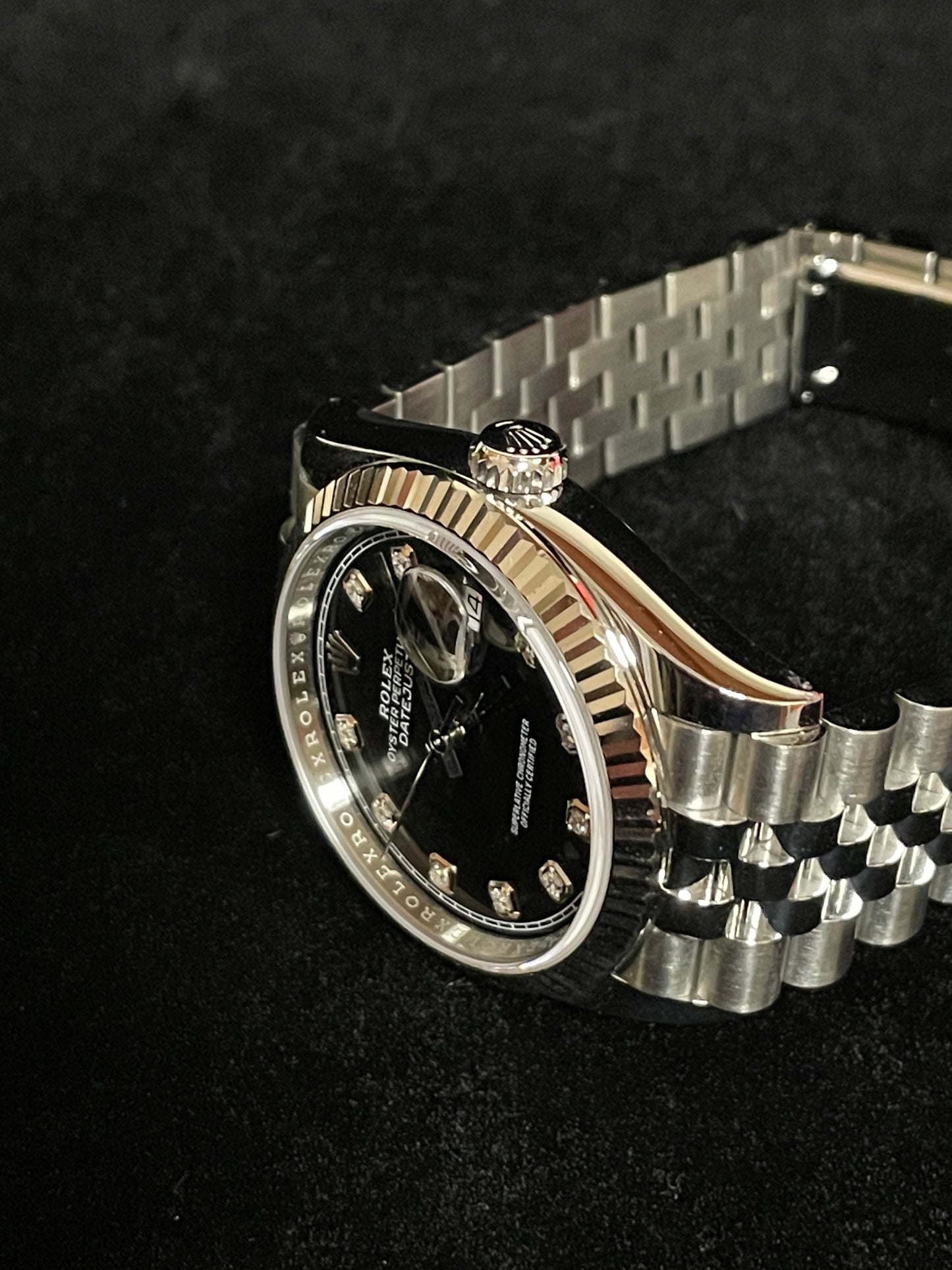 2025 Rolex Datejust 126234 Black Diamond Dial SS Jubilee With Papers 36mm