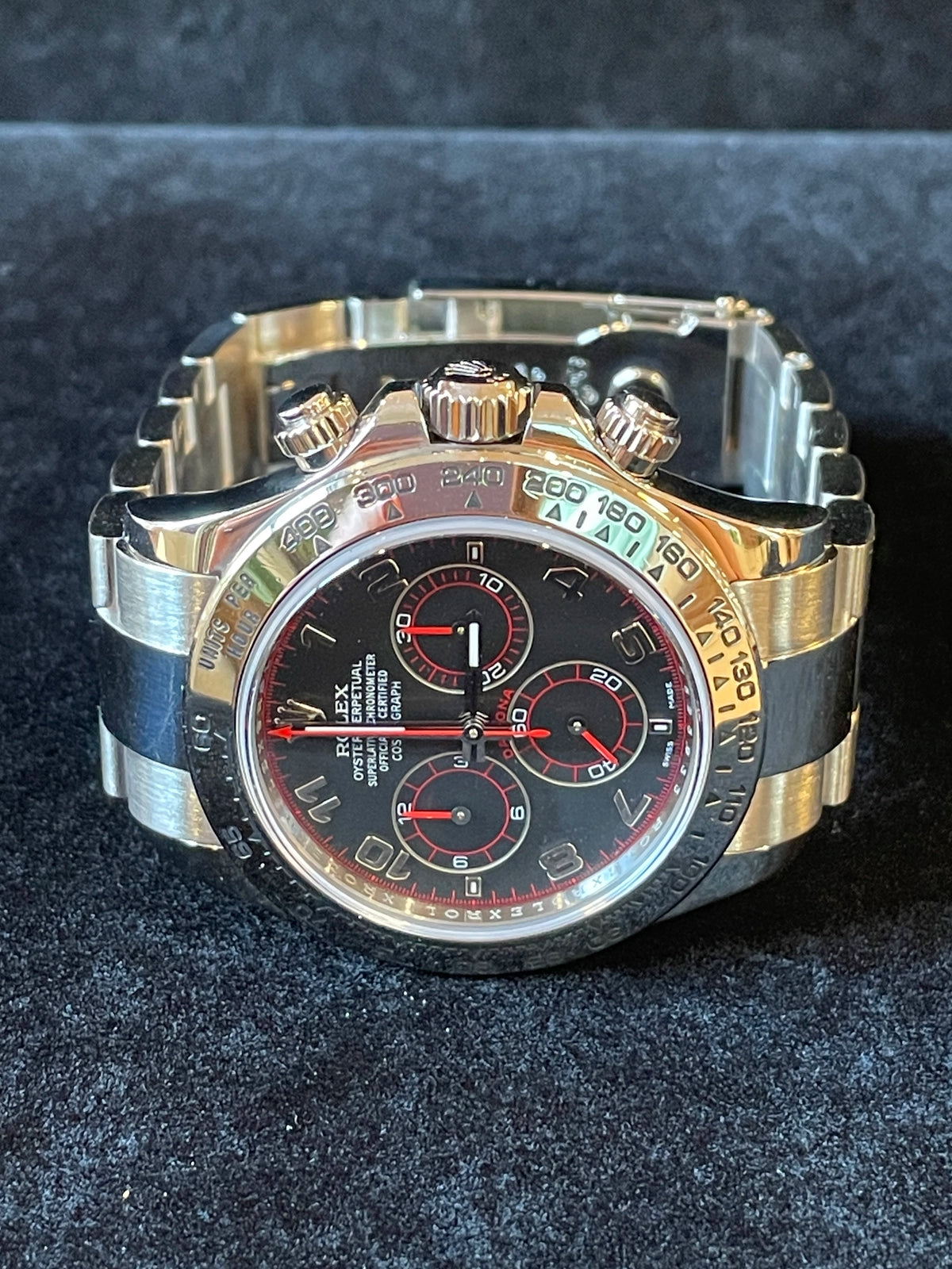 2013 Rolex Daytona 116509 Black Arabic Dial WG 18kt Oyster With Papers 40mm