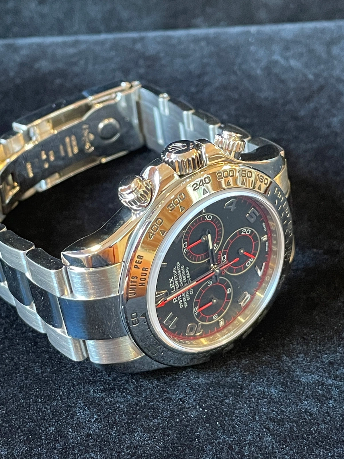 2013 Rolex Daytona 116509 Black Arabic Dial WG 18kt Oyster With Papers 40mm