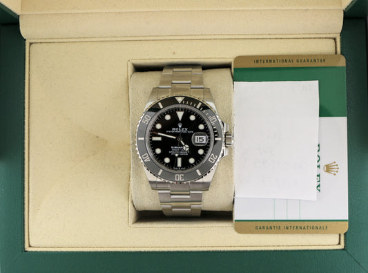 OHA 2020 Rolex Submariner Date 126610 Black Dial SS Oyster With Papers 41mm