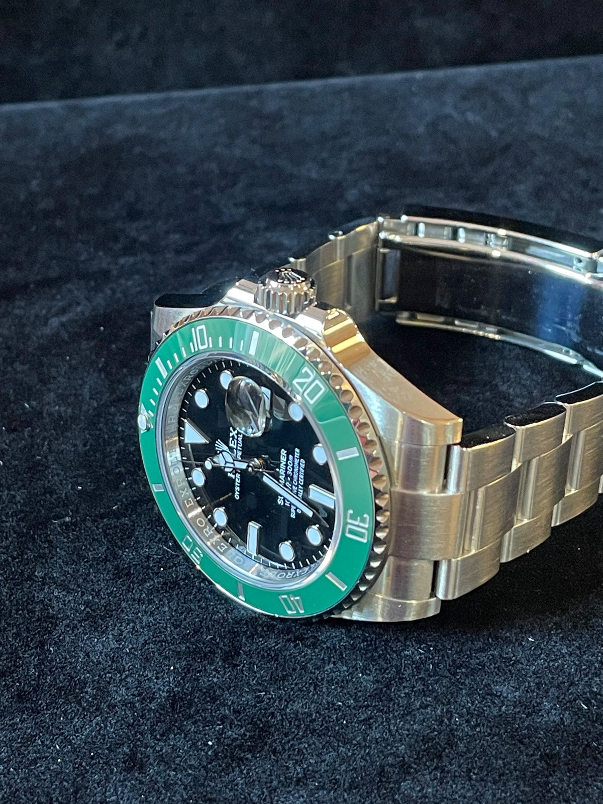 2020 Rolex Submariner Starbucks 126610lv Black Dial SS Oyster With Papers 41mm