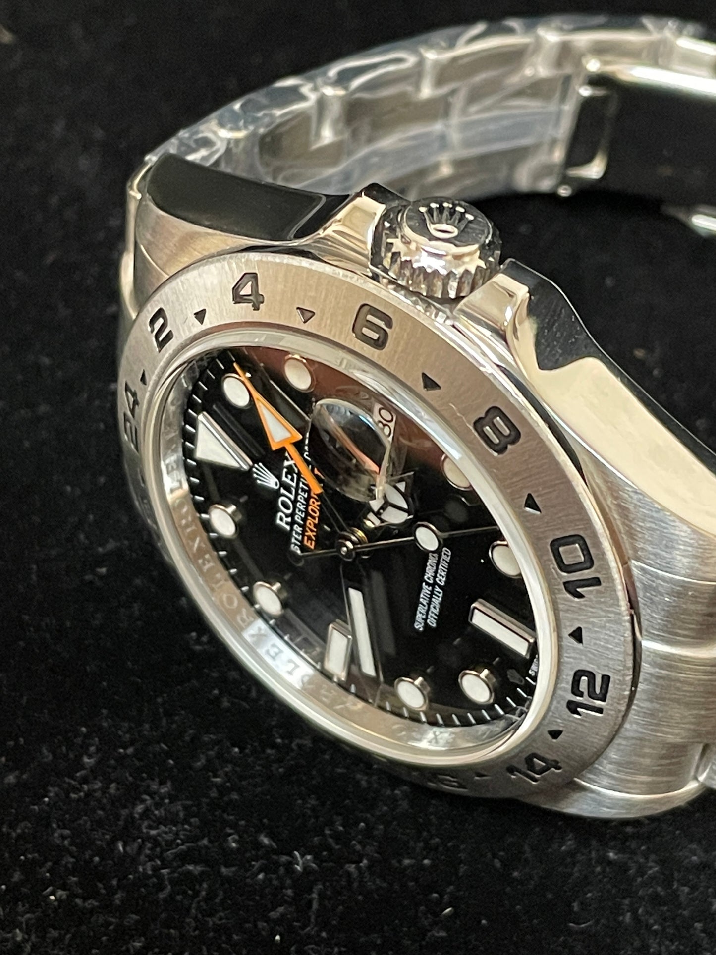 2019 Rolex Explorer II 216570 Black Dial SS Oyster No Papers 42mm