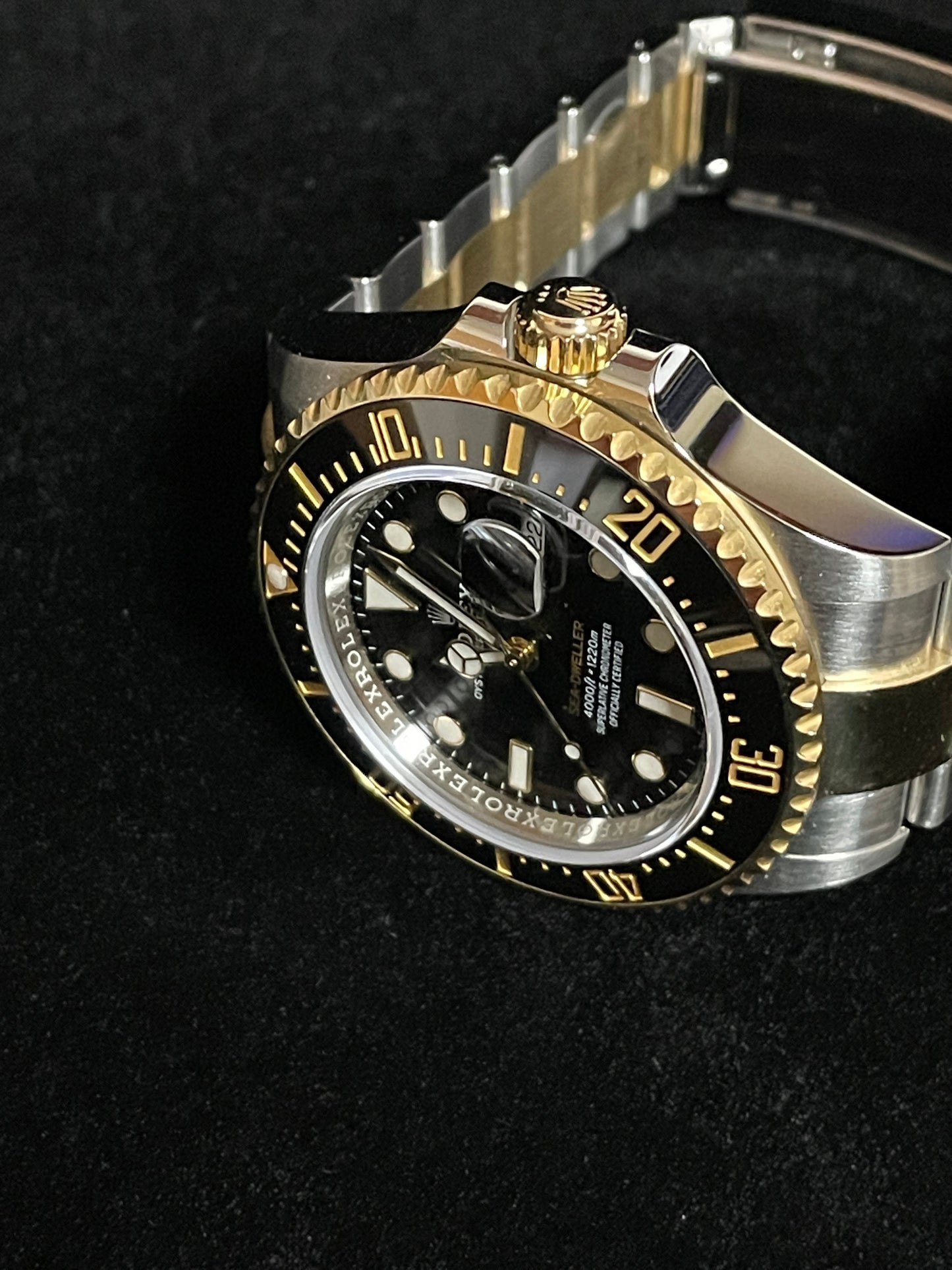 2019 Rolex Sea-Dweller 126603 Black Dial TT 18kt Oyster With Papers 43mm