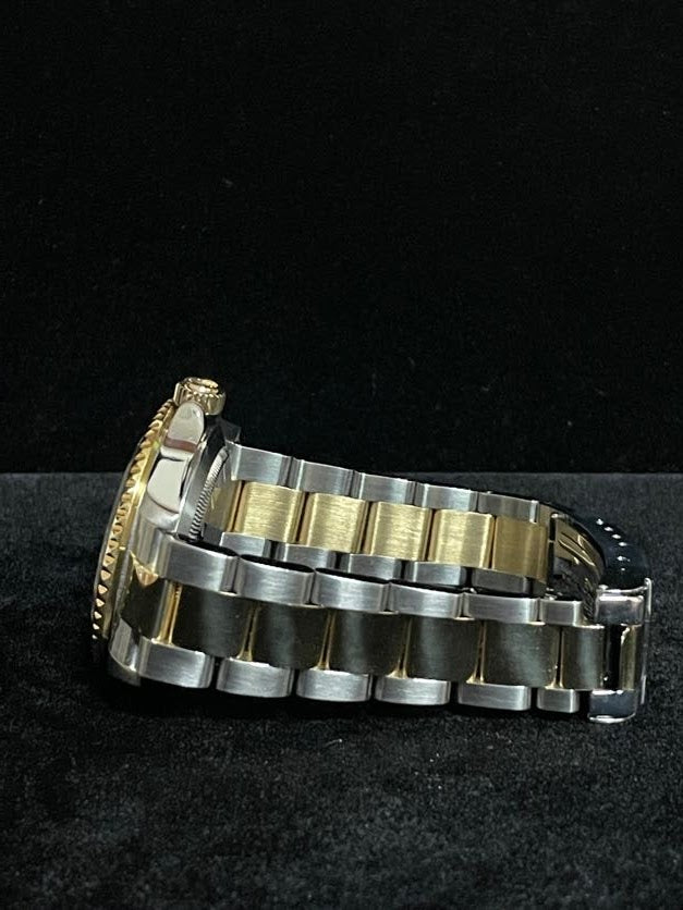 2004 Rolex Submariner Bluesy 16613 Blue Dial TT 18kt SEL Oyster No Holes 40mm