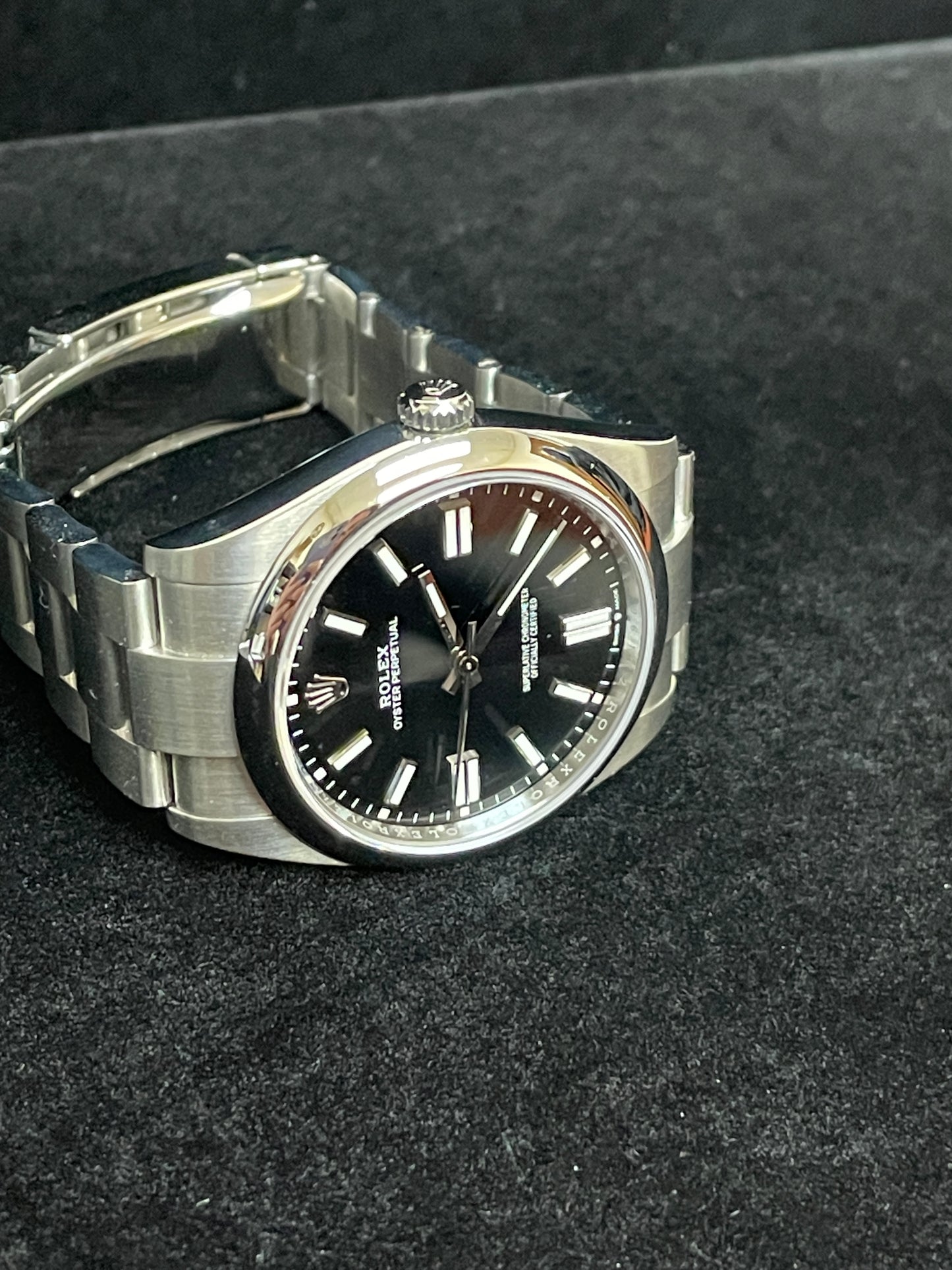 2025 Rolex Oyster Perpetual 124300 Black Dial SS Oyster With Papers 41mm