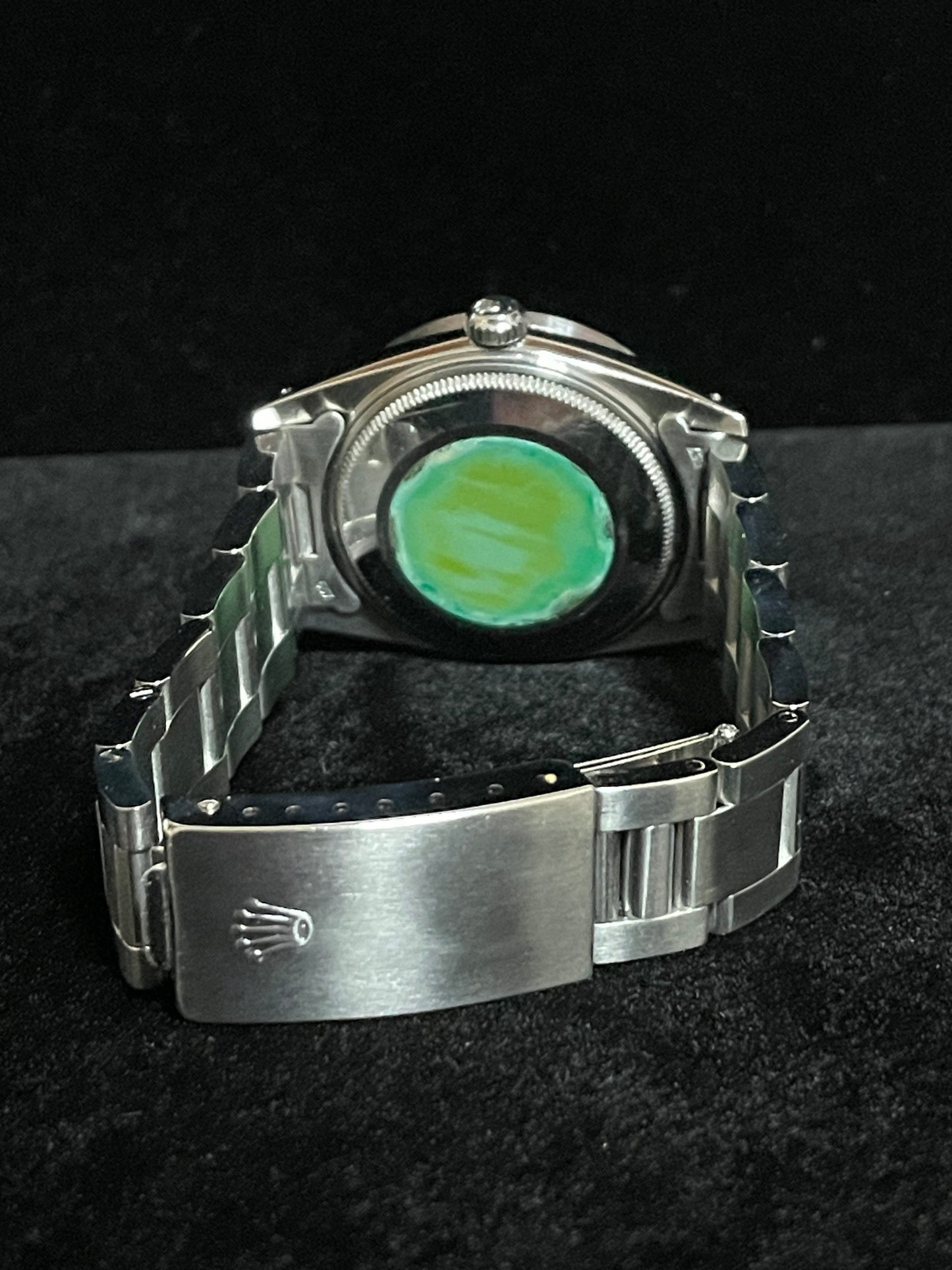 1984 Rolex Date 15010 White Dial Engine Turned Bezel SS Oyster No Papers 34mm