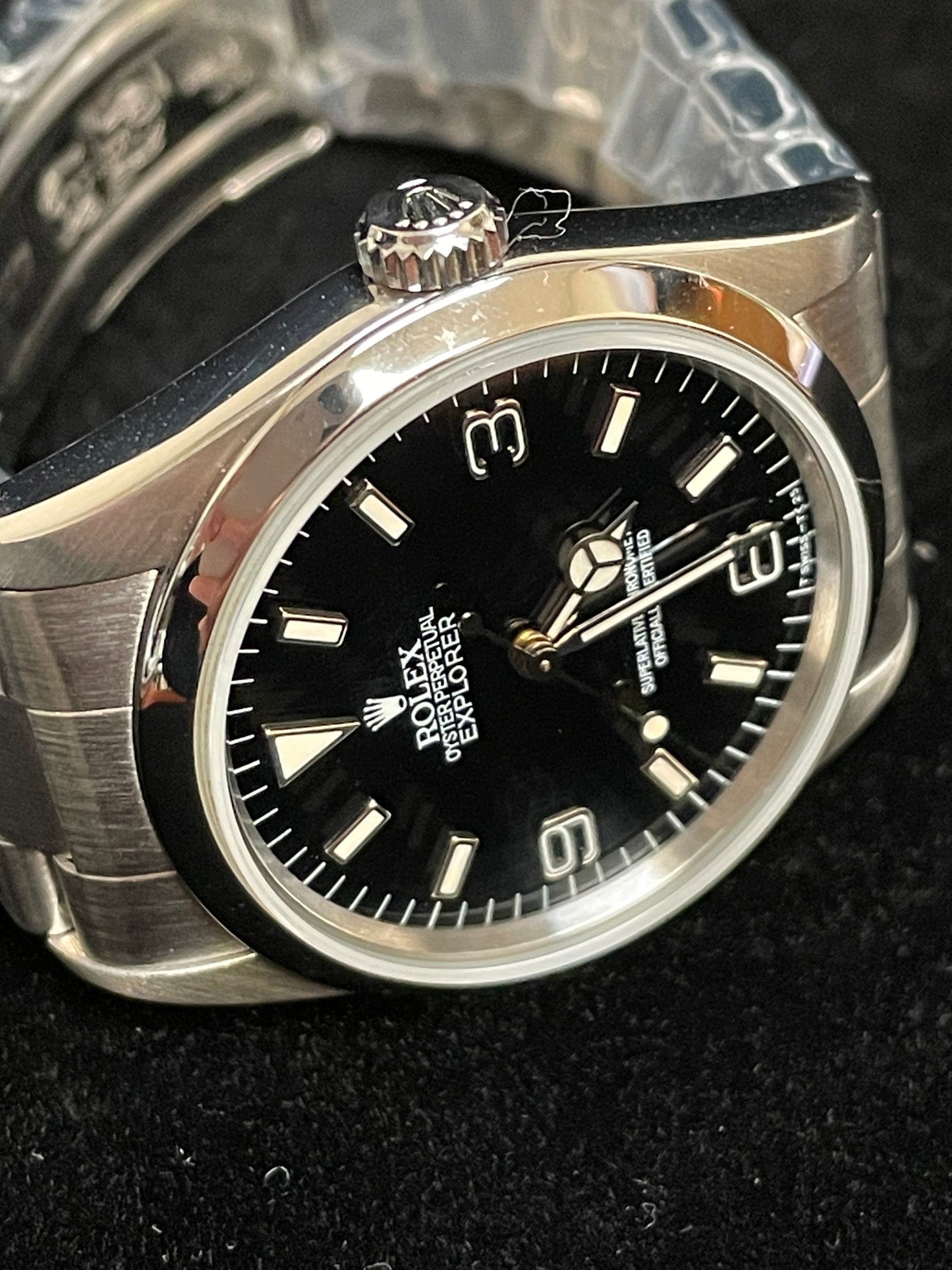 1997 Rolex Explorer 14270 Black Dial SS Oyster No Papers 36mm