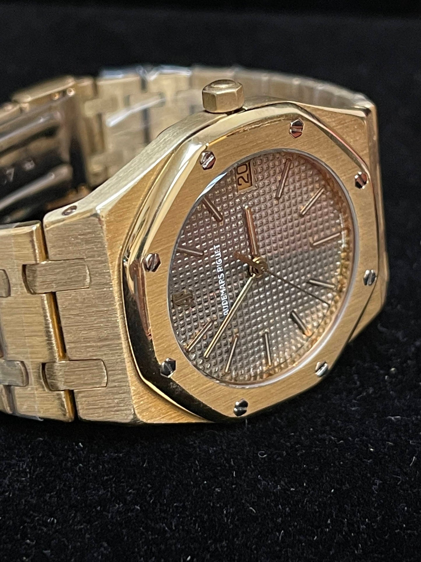 Audemars Piguet Royal Oak 6023BA Gray Dial 18kt YG Bracelet No Papers 36mm