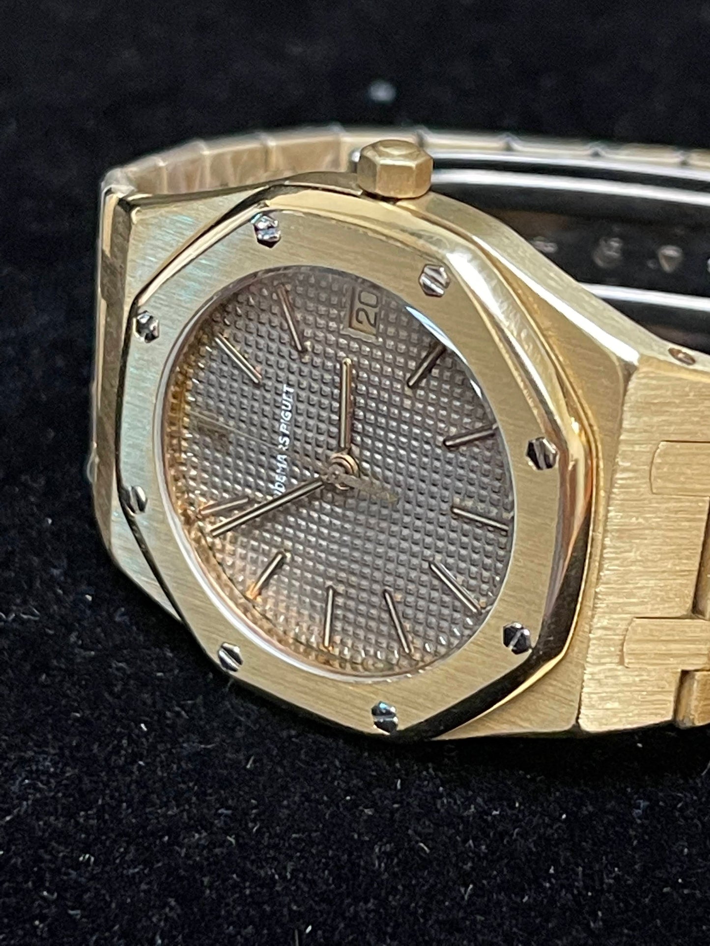 Audemars Piguet Royal Oak 6023BA Gray Dial 18kt YG Bracelet No Papers 36mm
