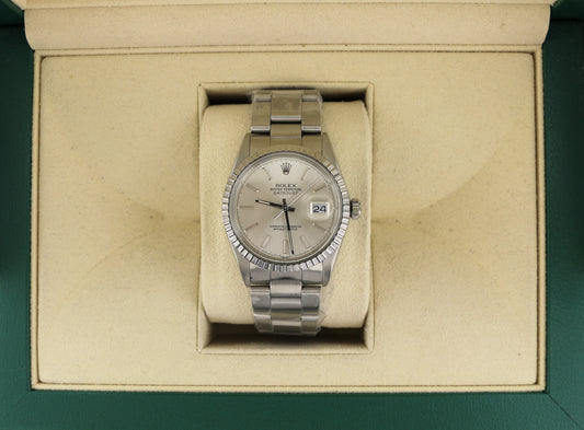1987 Rolex Datejust 16030 Silver Dial SS Oyster No Papers 36mm