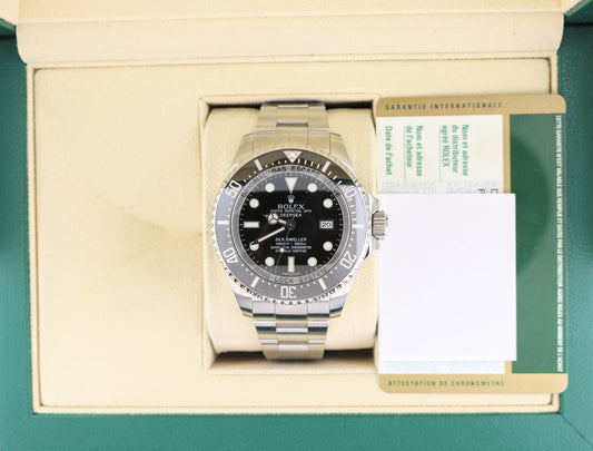 2010 Rolex Deepsea Sea-Dweller 116660 Black Dial SS Oyster With Papers 44mm