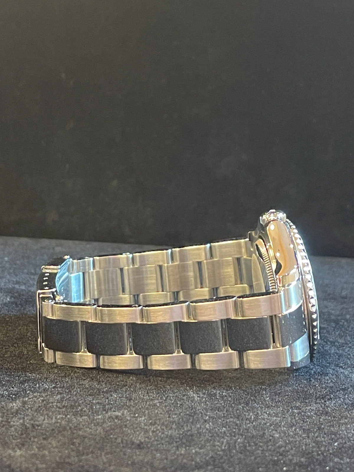 2010 Rolex Yacht-Master 168622 Platinum Dial SS Oyster Engraved Rehault 35mm
