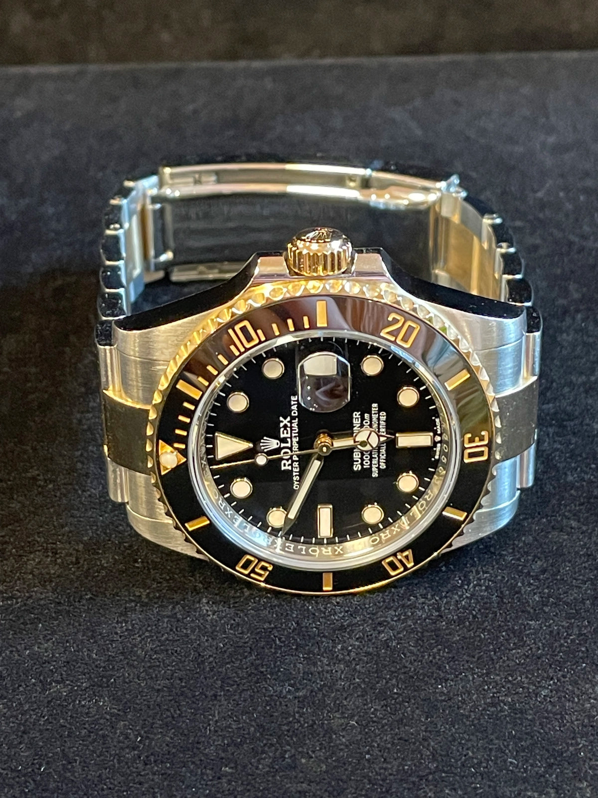 2020 Rolex Submariner 126613LN Black Dial TT 18kt Oyster With Papers 41mm