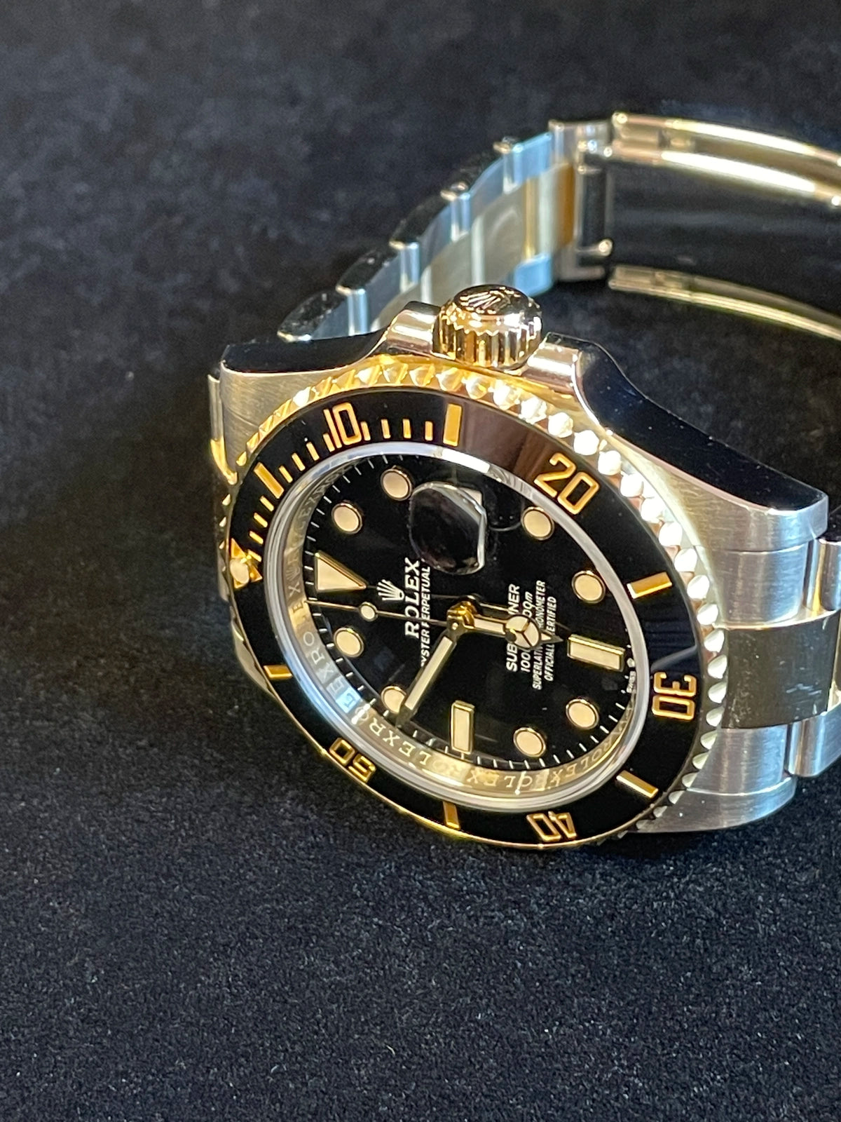 2020 Rolex Submariner 126613LN Black Dial TT 18kt Oyster With Papers 41mm