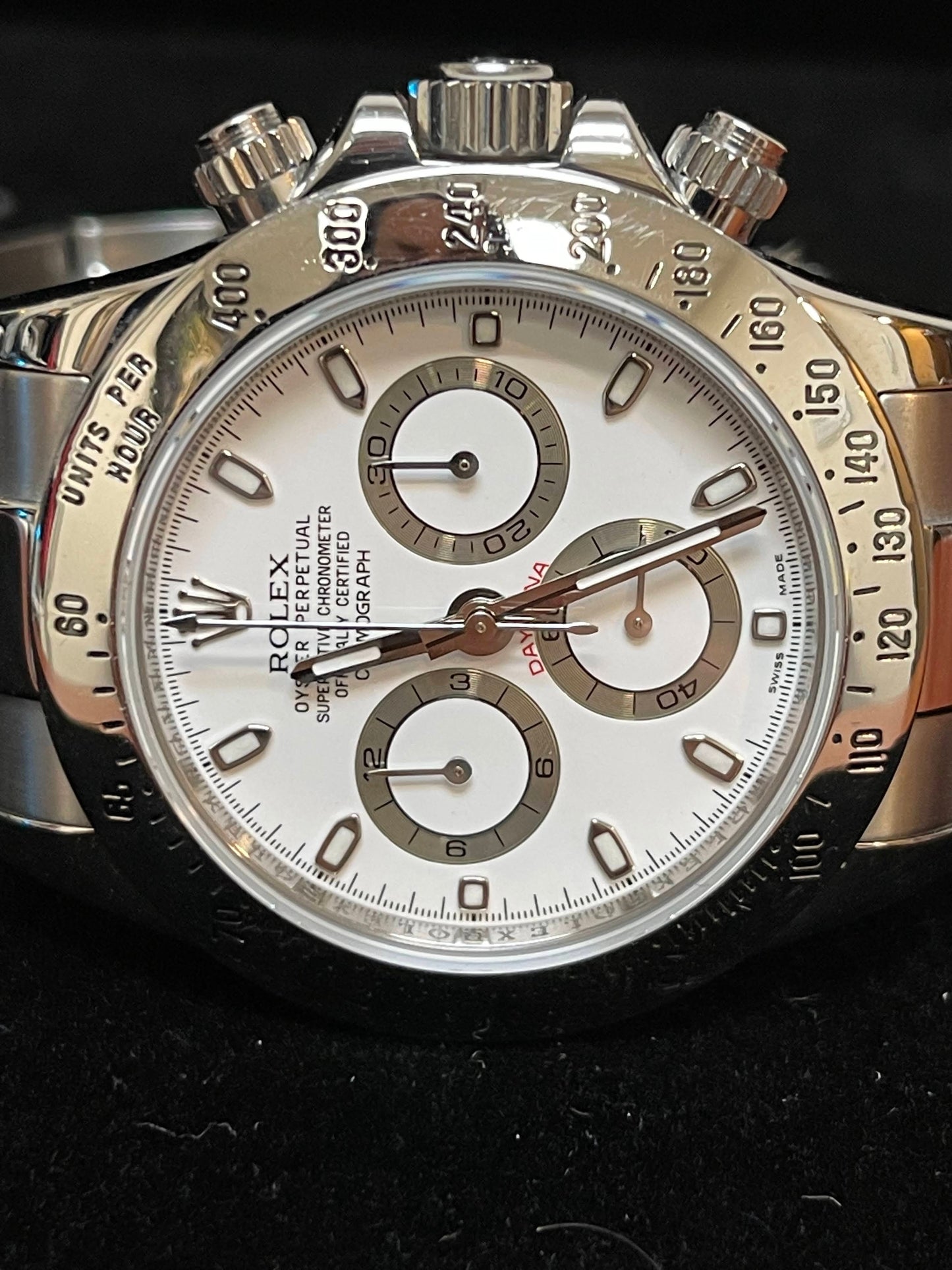 2009 Rolex Daytona 116520 White Dial Oyster Bracelet No Papers 40mm