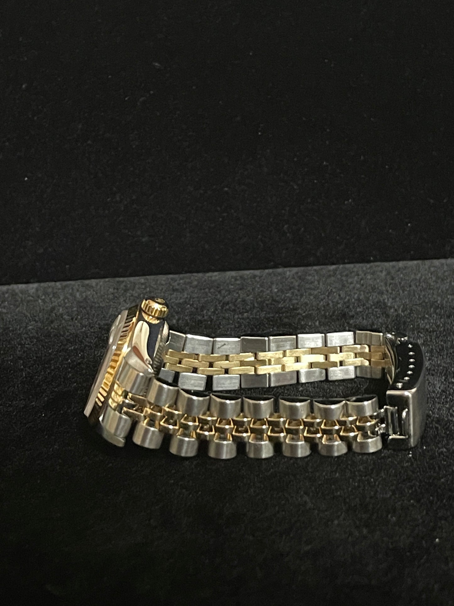 Rolex Ladies Datejust 69173 White Dial TT 18kt Jubilee With Papers 26mm