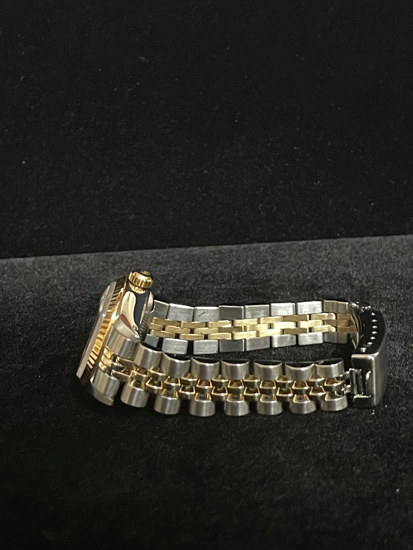 Rolex Ladies Datejust 69173 White Dial TT 18kt Jubilee With Papers 26mm
