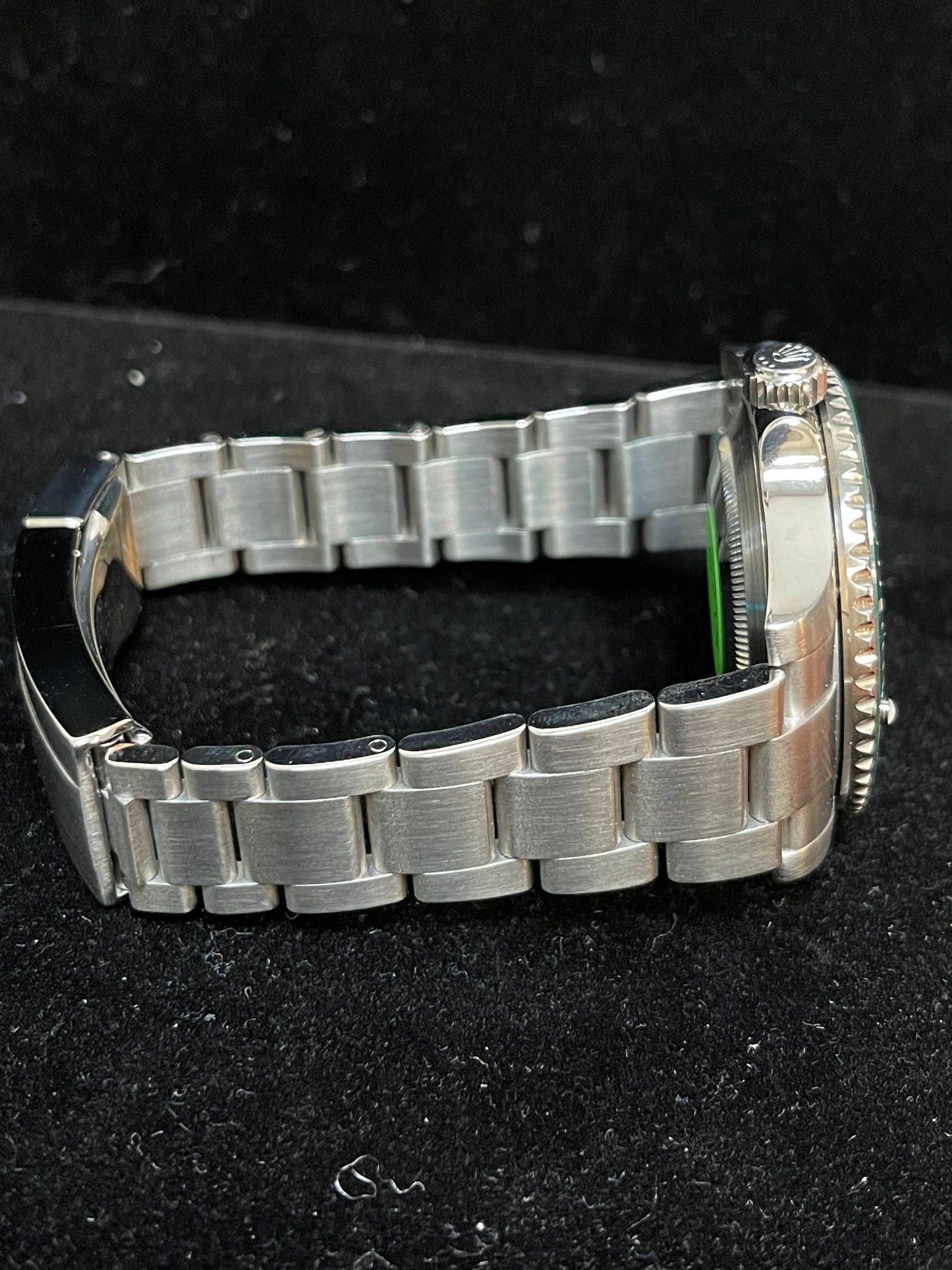 2016 Rolex Submariner 116610lv Hulk Green Dial Oyster Bracelet No Papers 40mm