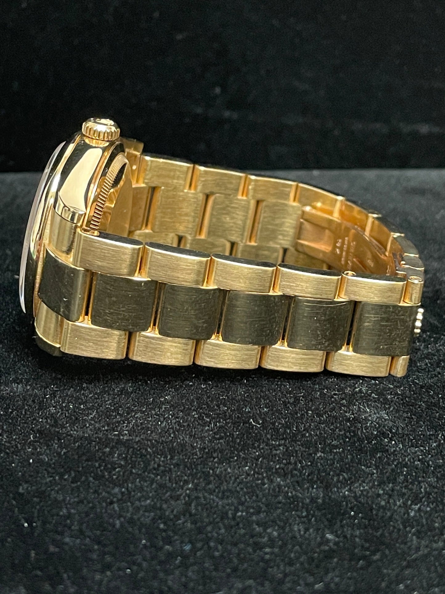 2003 Rolex Day-Date 118208 Meteorite Serti Diam Dial 18kt Oyster With paper 36mm