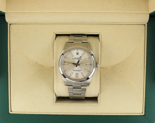 2023 Rolex Oyster Perpetual 124300 Silver Dial SS Oyster No Papers 41mm
