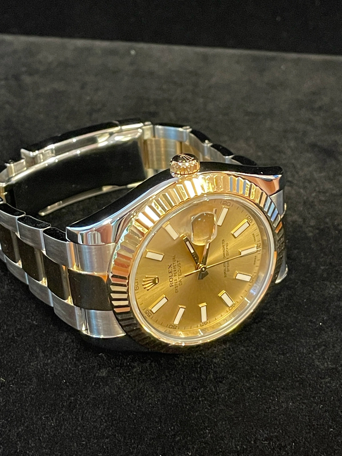 2009 Rolex Datejust 116333 Champagne Dial TT 18kt Oyster No Papers 41mm