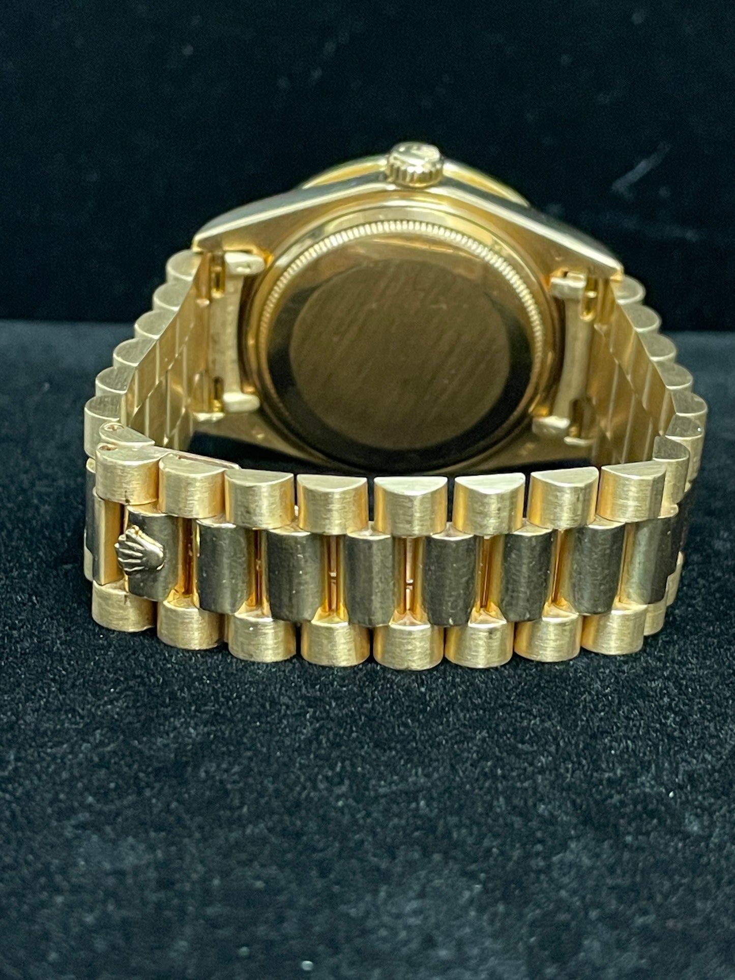 1979 Rolex Day-date 18038 French Champagne Diamond Bezel 18kt President 36mm