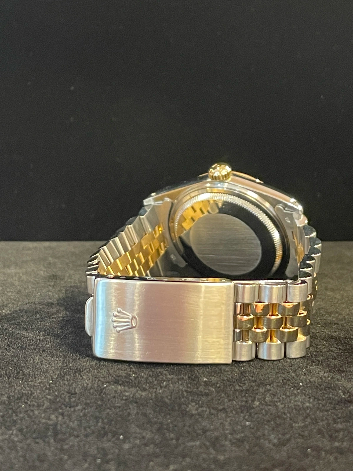 Rolex Datejust 16013 Champagne Dial TT 18kt Jubilee With Open Papers 36mm