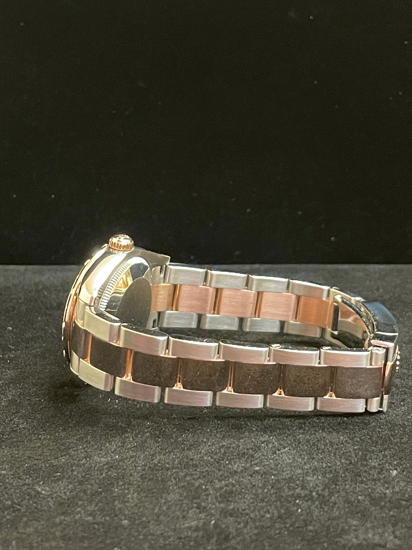 Rolex Datejust 178341 Chocolate Diamond VI Dial and Bezel TT Rose W/ Papers 31mm