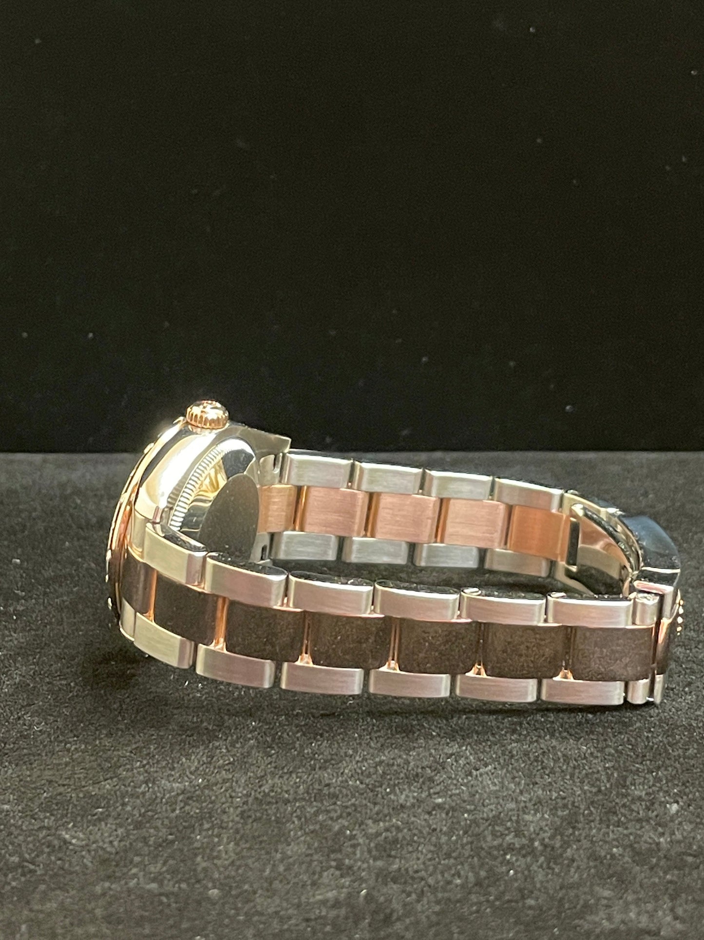 Rolex Datejust 178341 Chocolate Diamond VI Dial and Bezel TT Rose W/ Papers 31mm