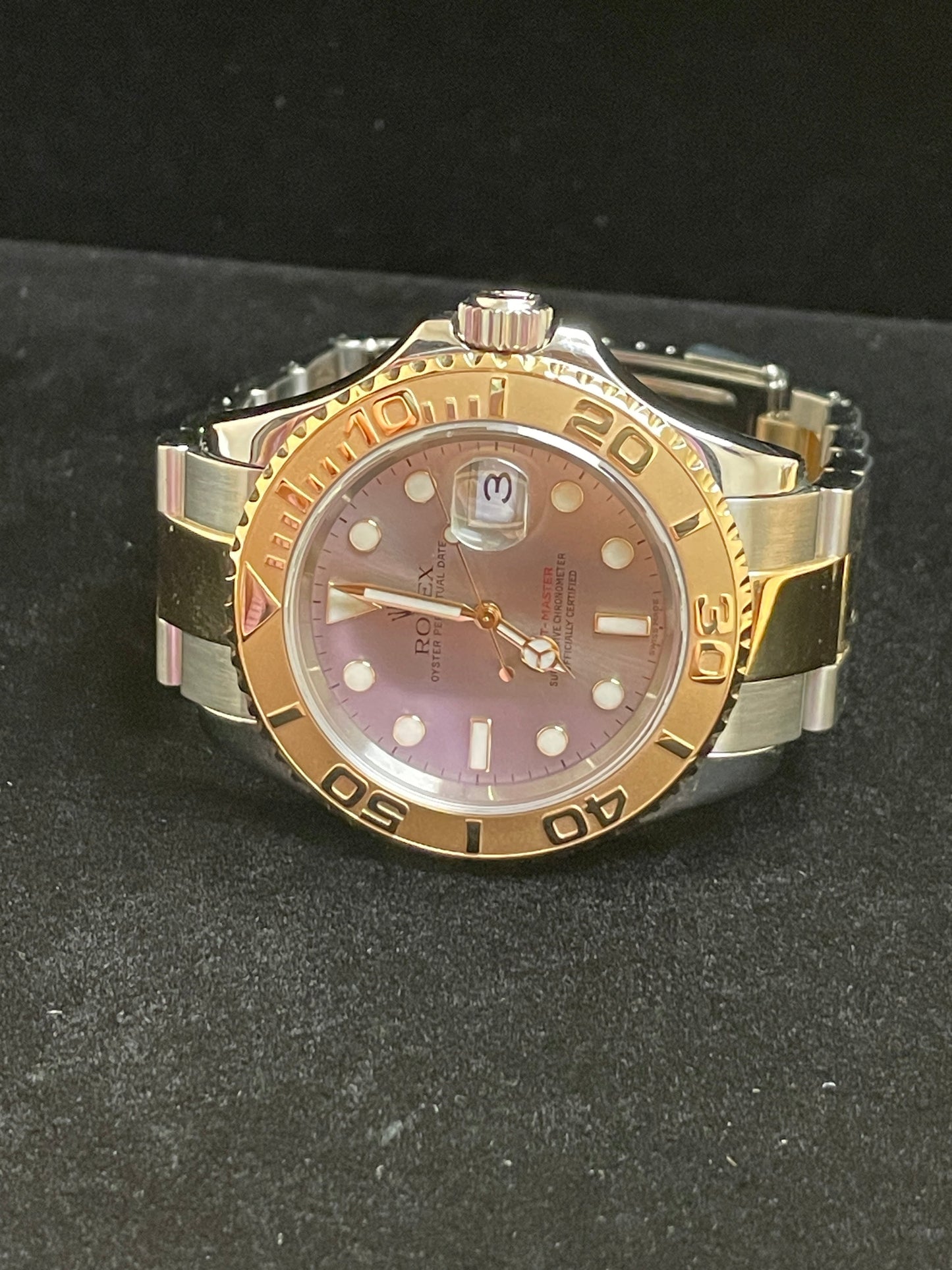 2006 Rolex Yacht-Master 16623 Slate Gray Dial TT 18kt Oyster With Papers 40mm